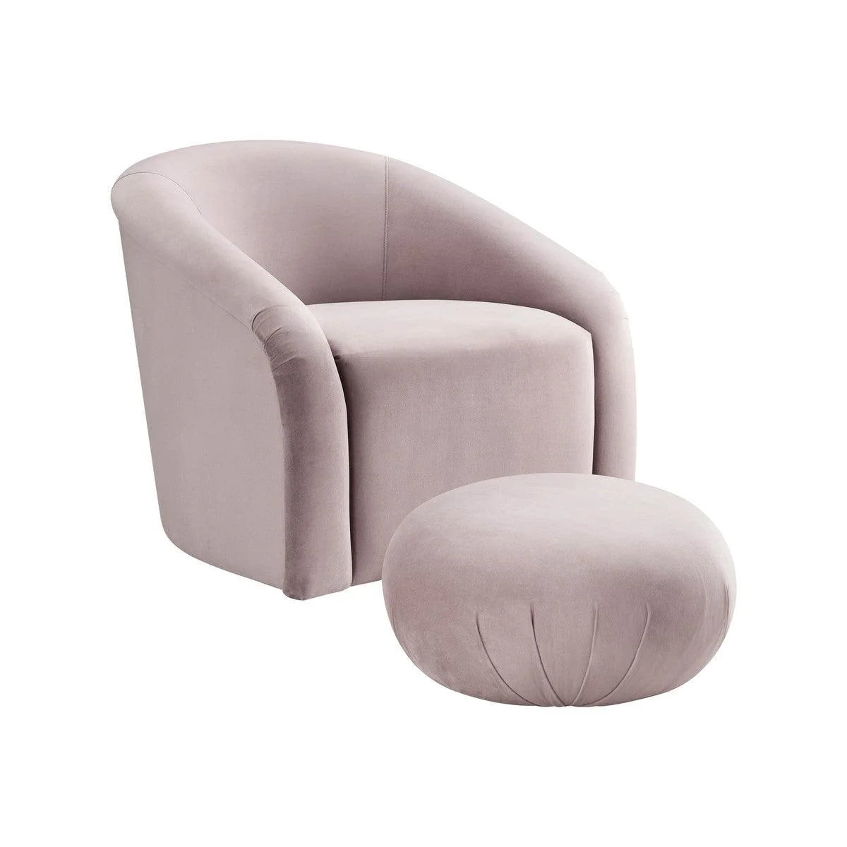 Luxury Modern Boboli Chair and Ottoman European Style for Villa