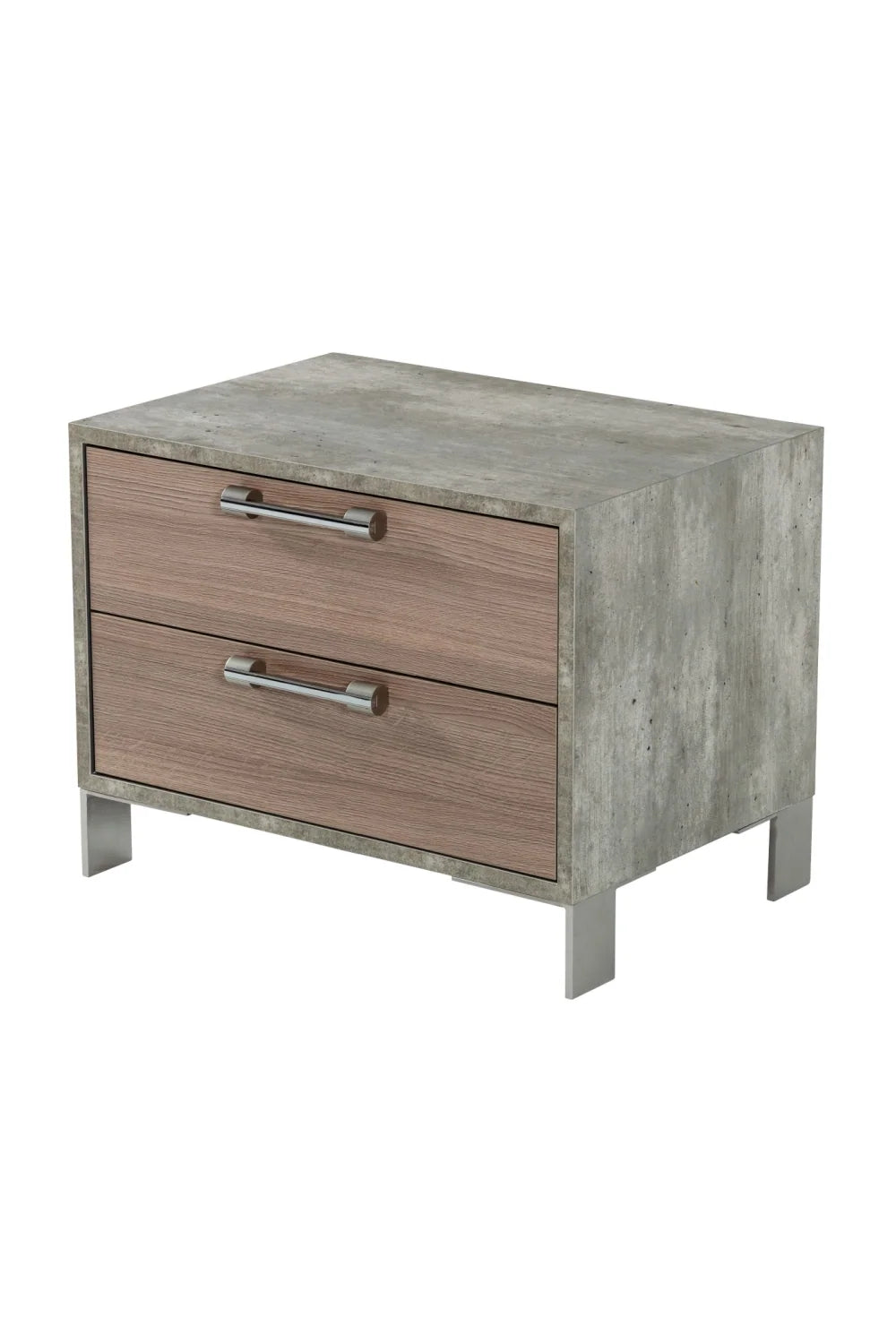 Luxury Modern Boston Oak Nightstand European Style for Villa