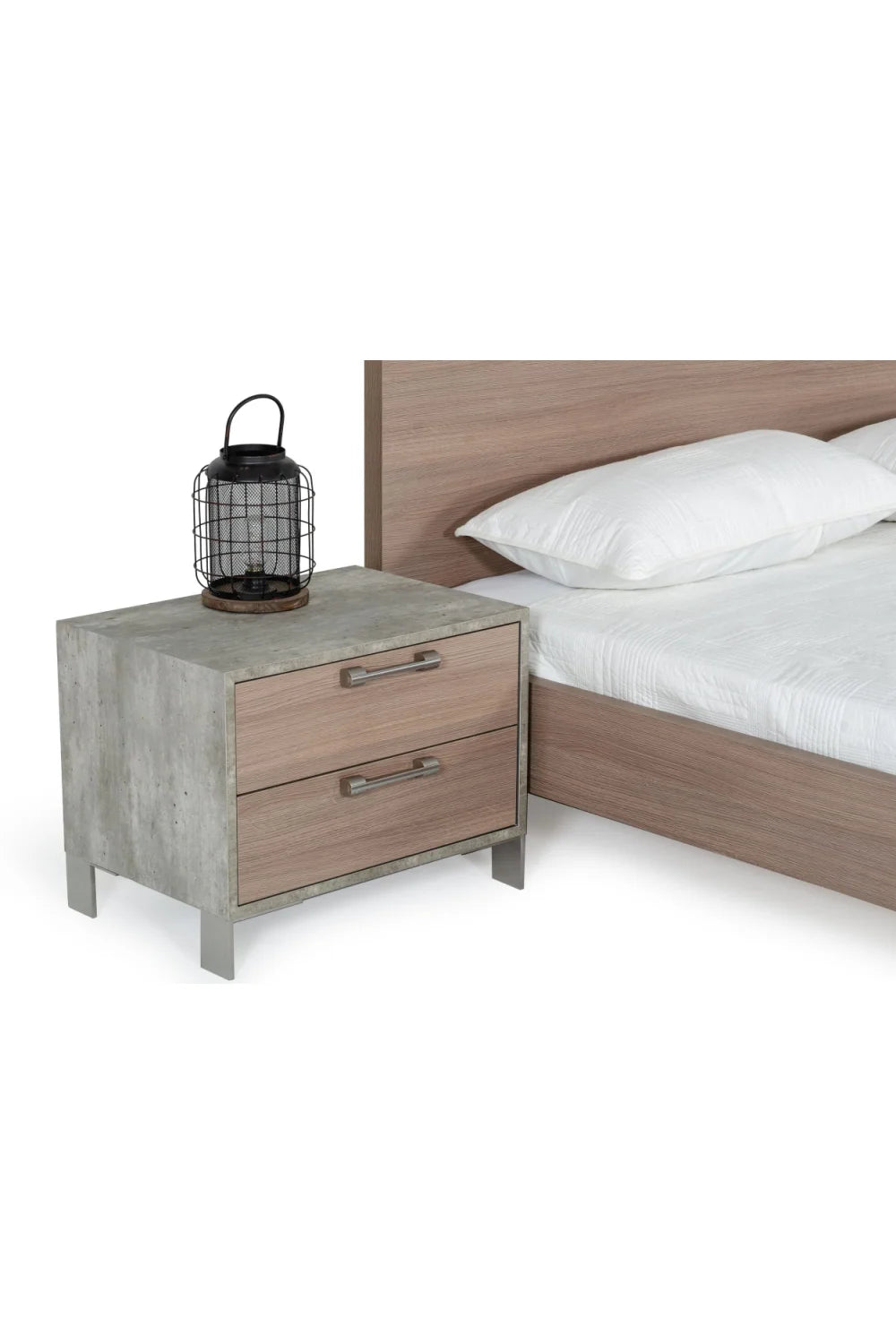 Luxury Modern Boston Oak Nightstand European Style for Villa