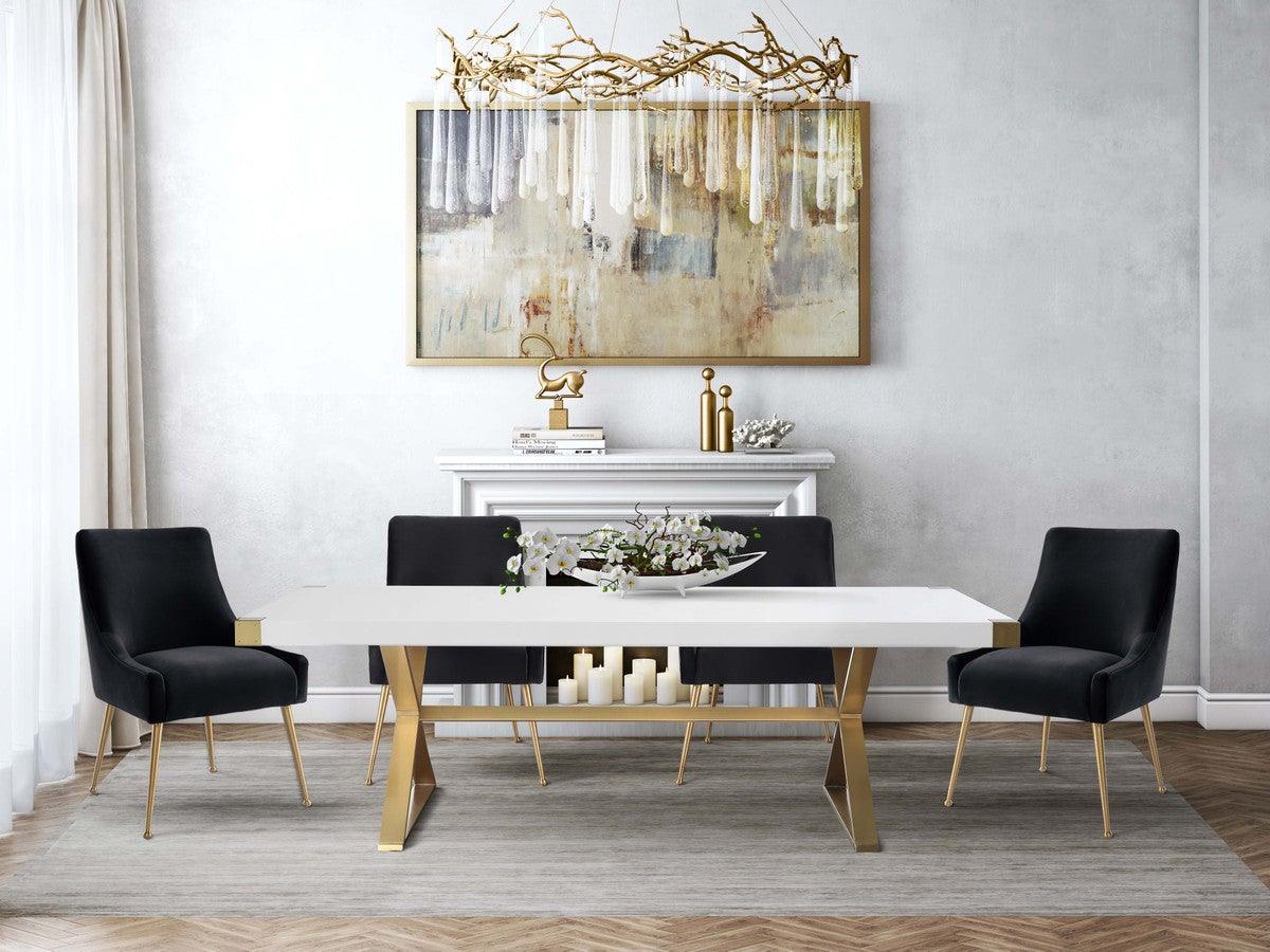 Luxury Modern Boston Velvet Chair European Style for Villa
