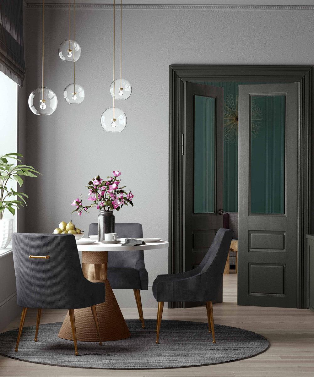 Luxury Modern Boston Velvet Chair European Style for Villa