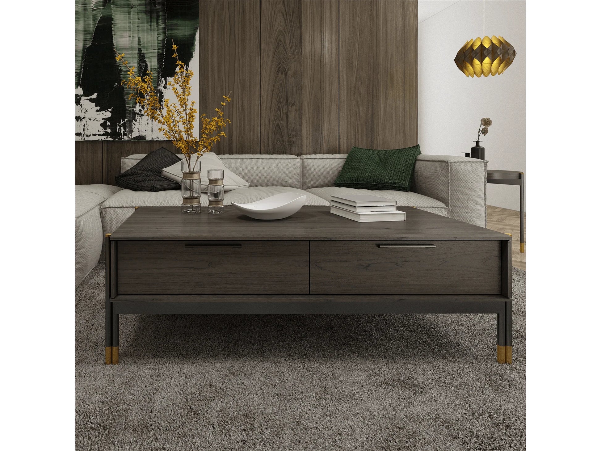 Luxury Modern Bowen Coffee Table European Style for Villa