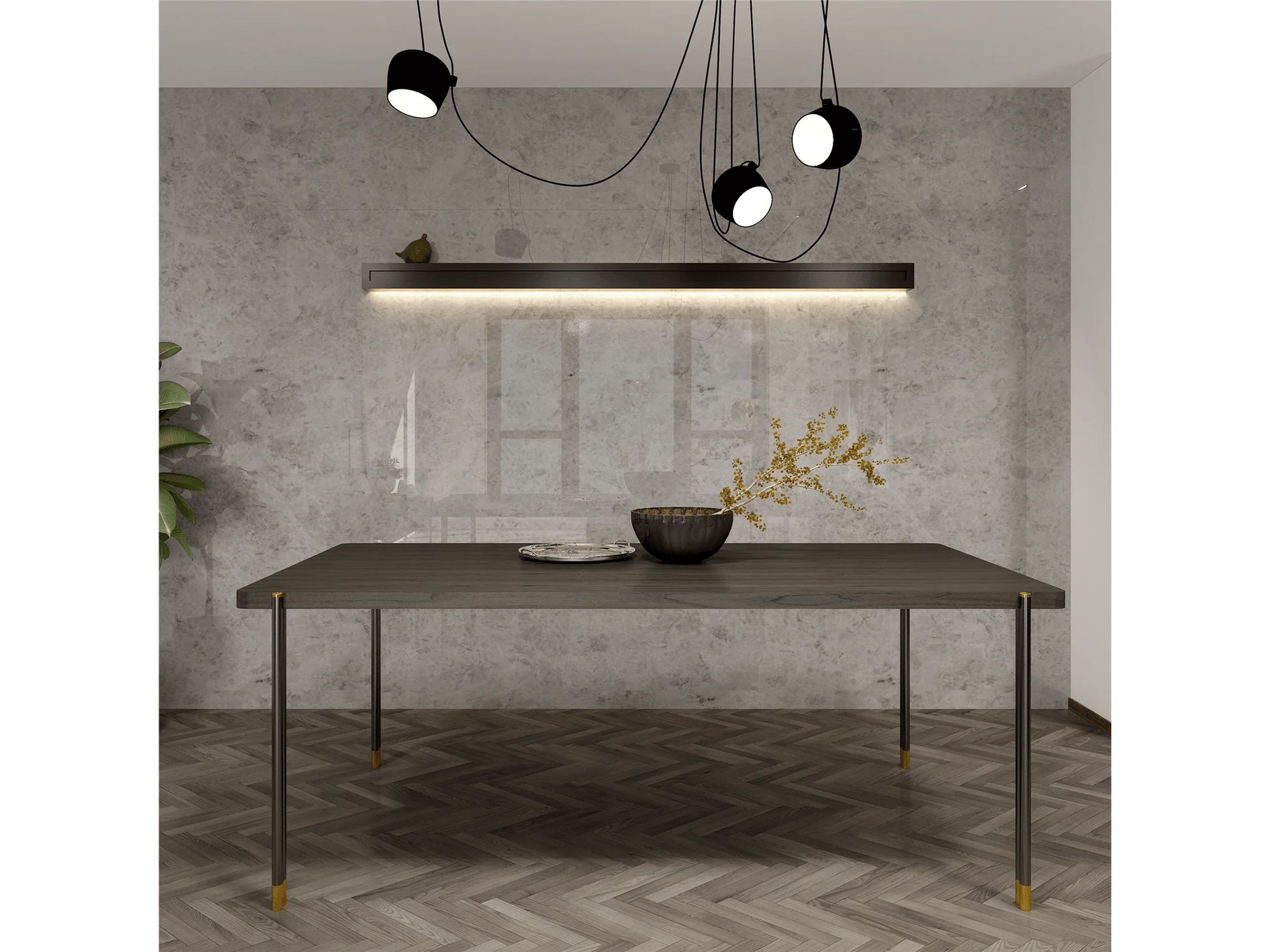 Luxury Modern Bowen Dining Set European Style for Villa