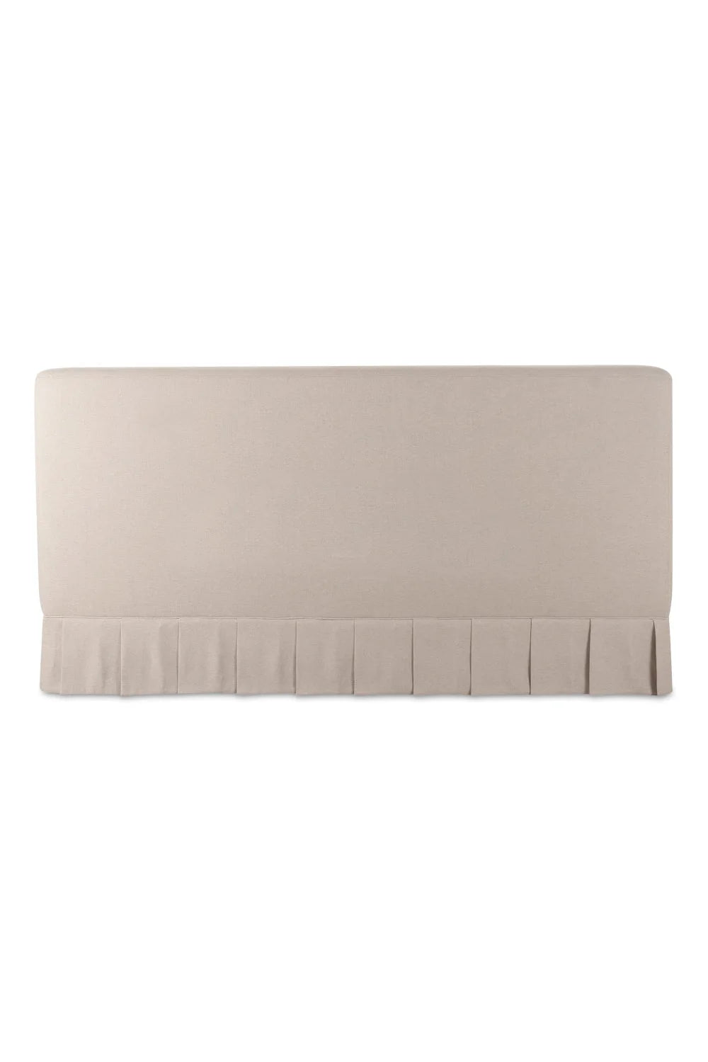 Luxury Modern Box Pleated Fabric Bed European Style for Villa