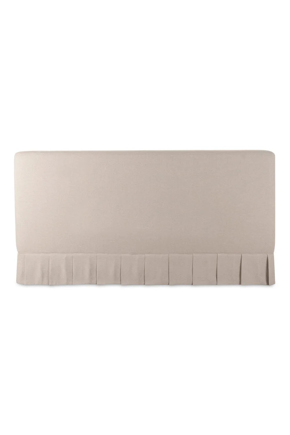 Luxury Modern Box Pleated Fabric Bed European Style for Villa