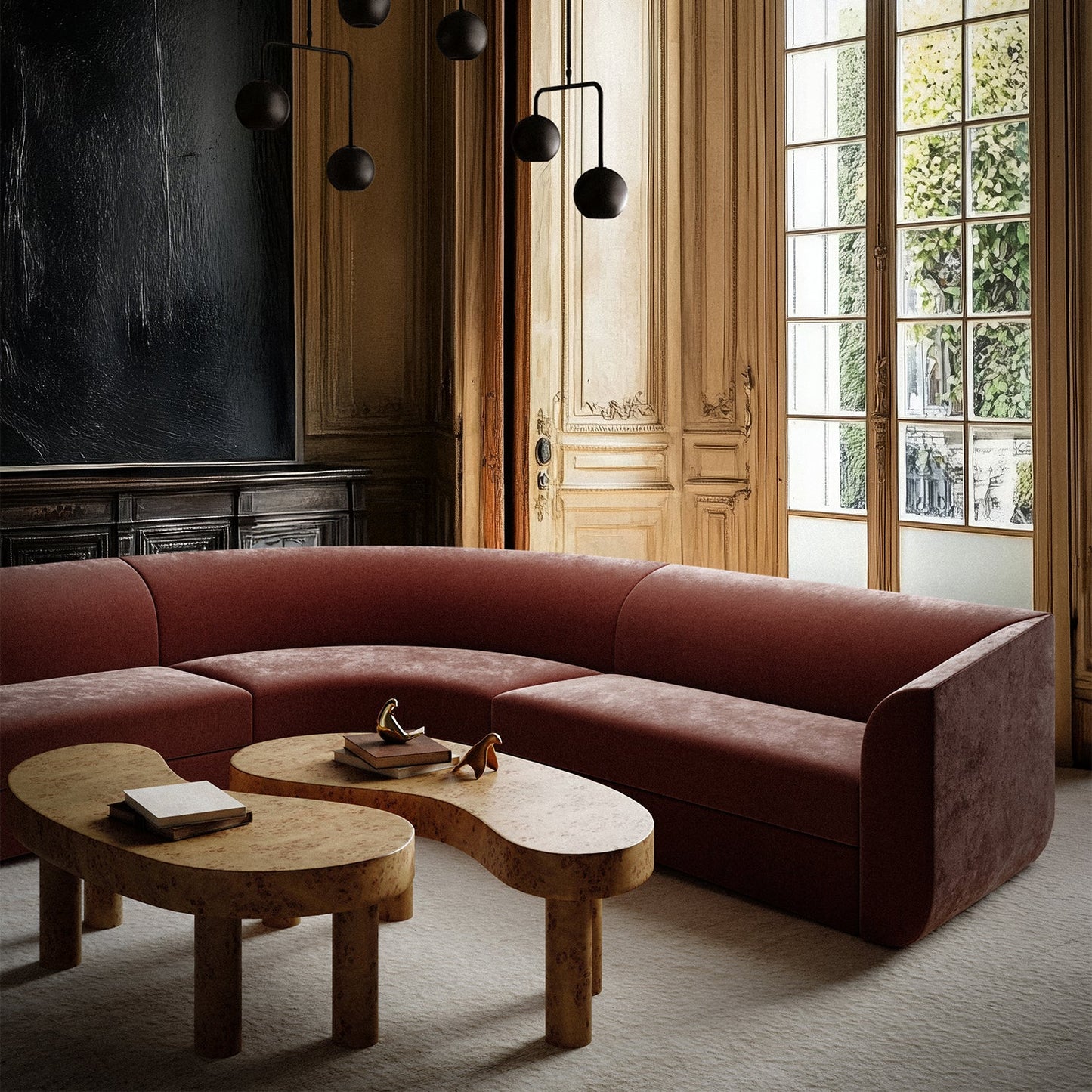 Luxury Modern Brenne Coffee Table European Style for Villa