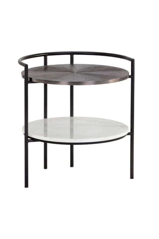 Luxury Modern Brighton Marble Nightstand European Style for Villa
