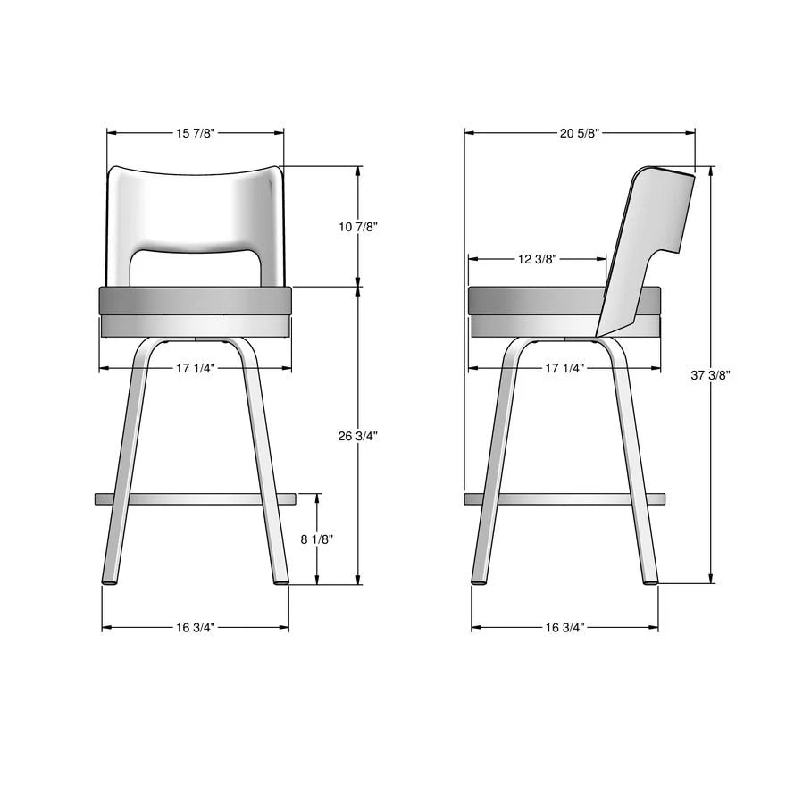 Luxury Modern Brock Stool European Style for Villa