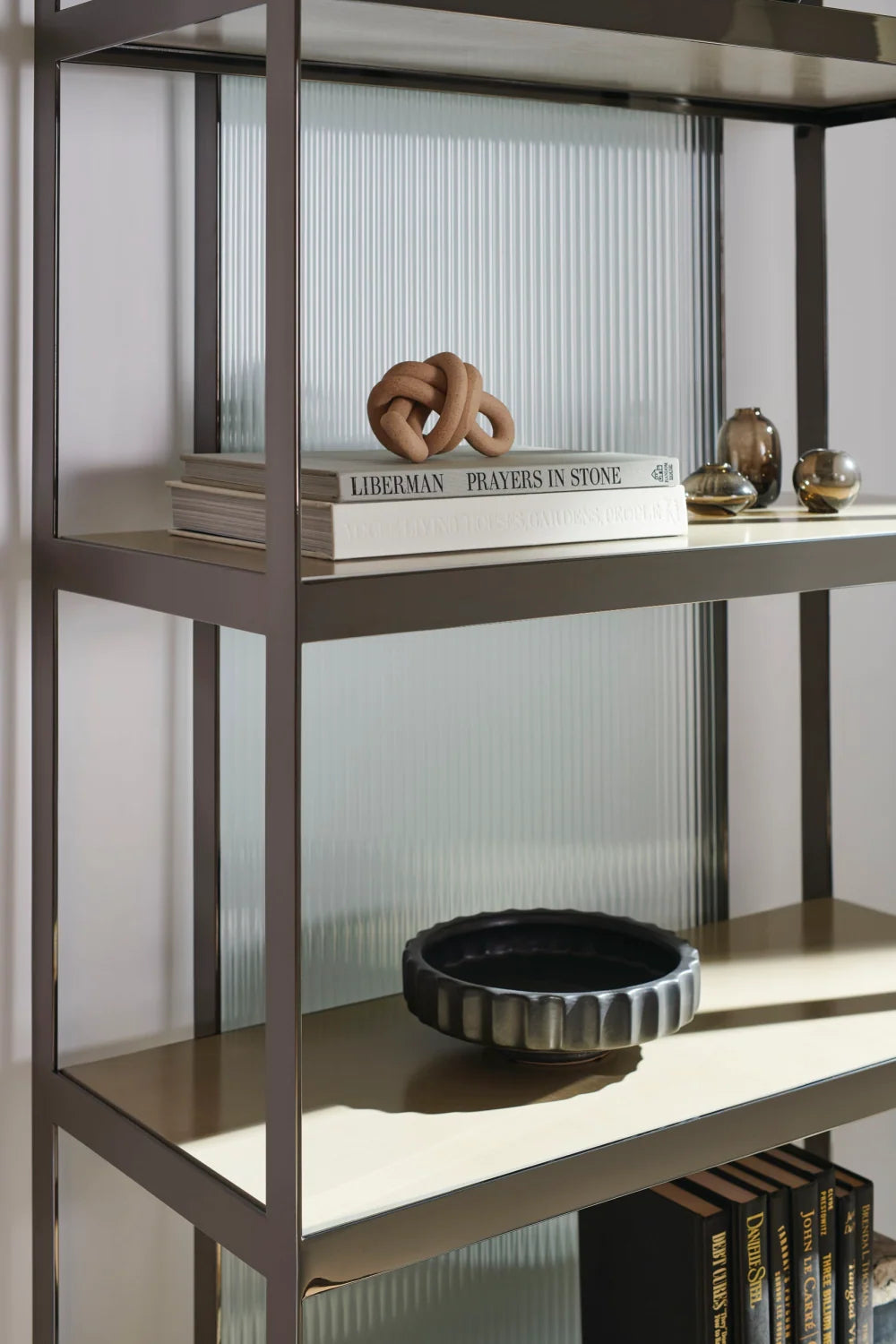 Luxury Modern Bronze Display Cabinet European Style for Villa