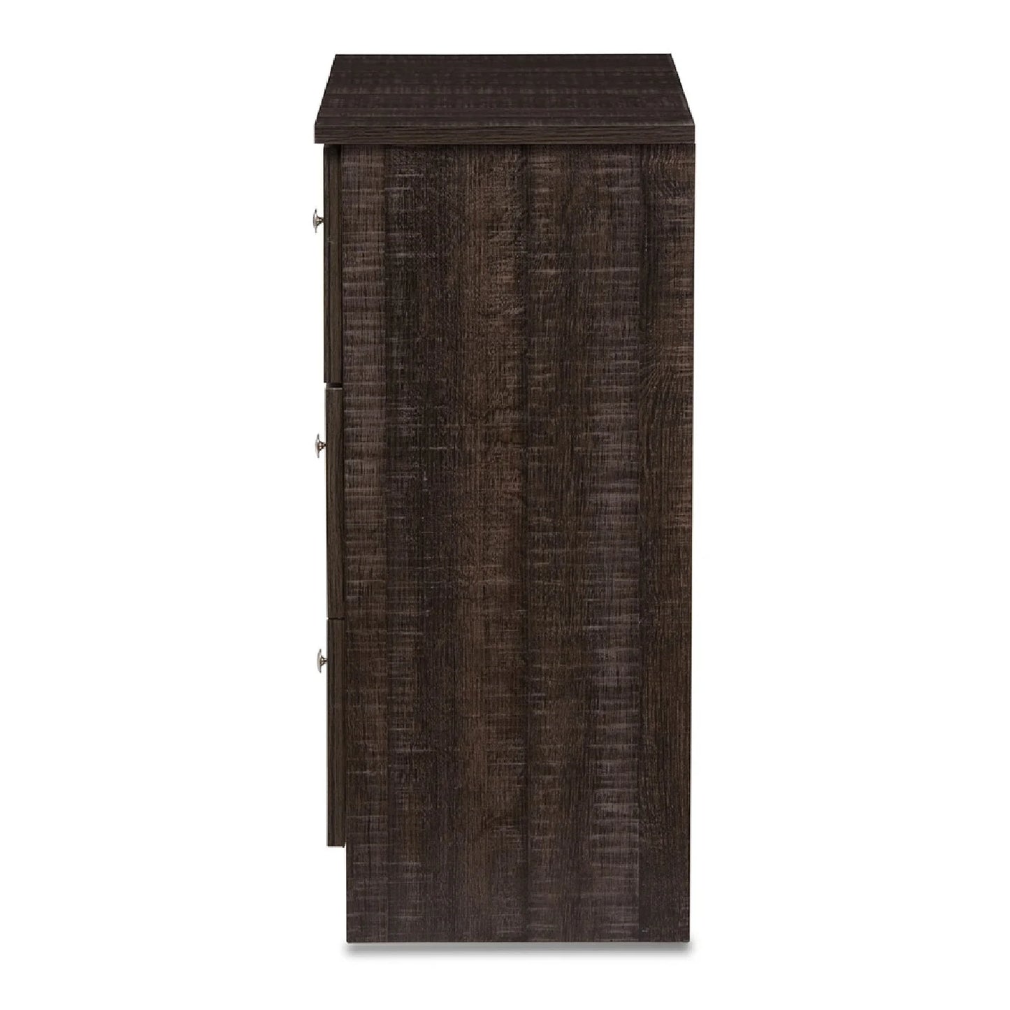 Luxury Modern Brown 3-Drawer Chest European Style for Villa