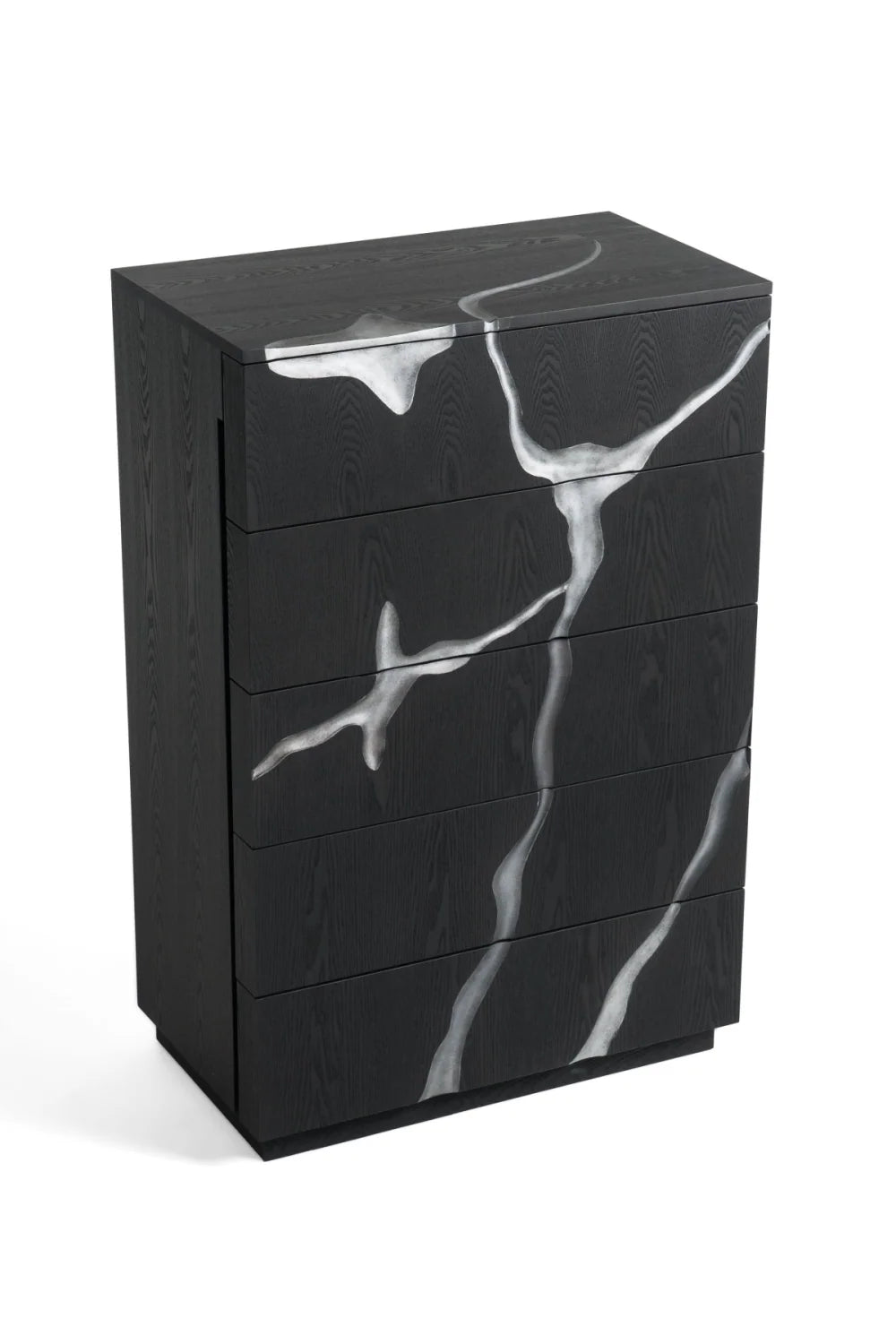 Luxury Modern Brown 5-Drawer Chest European Style for Villa