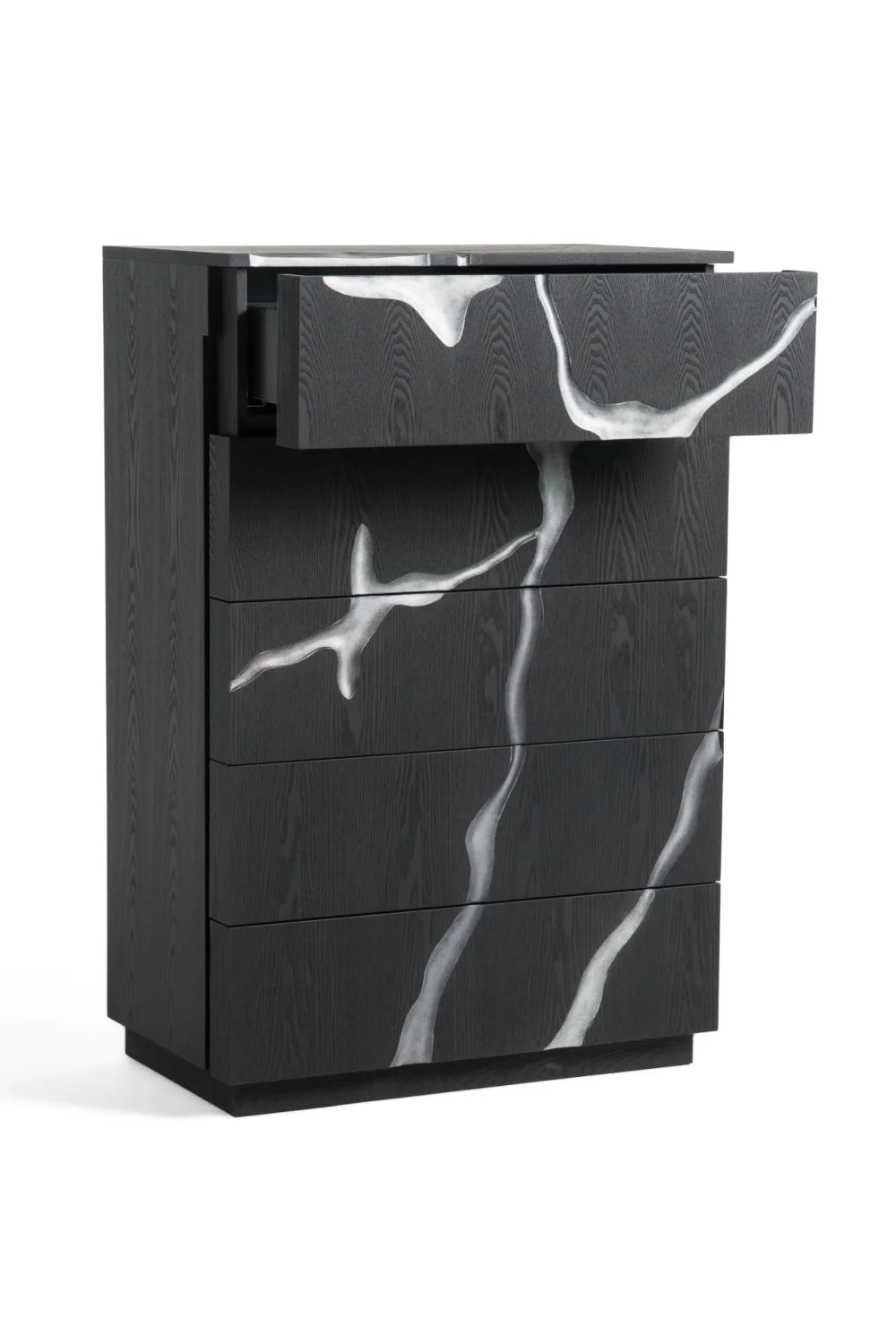 Luxury Modern Brown 5-Drawer Chest European Style for Villa