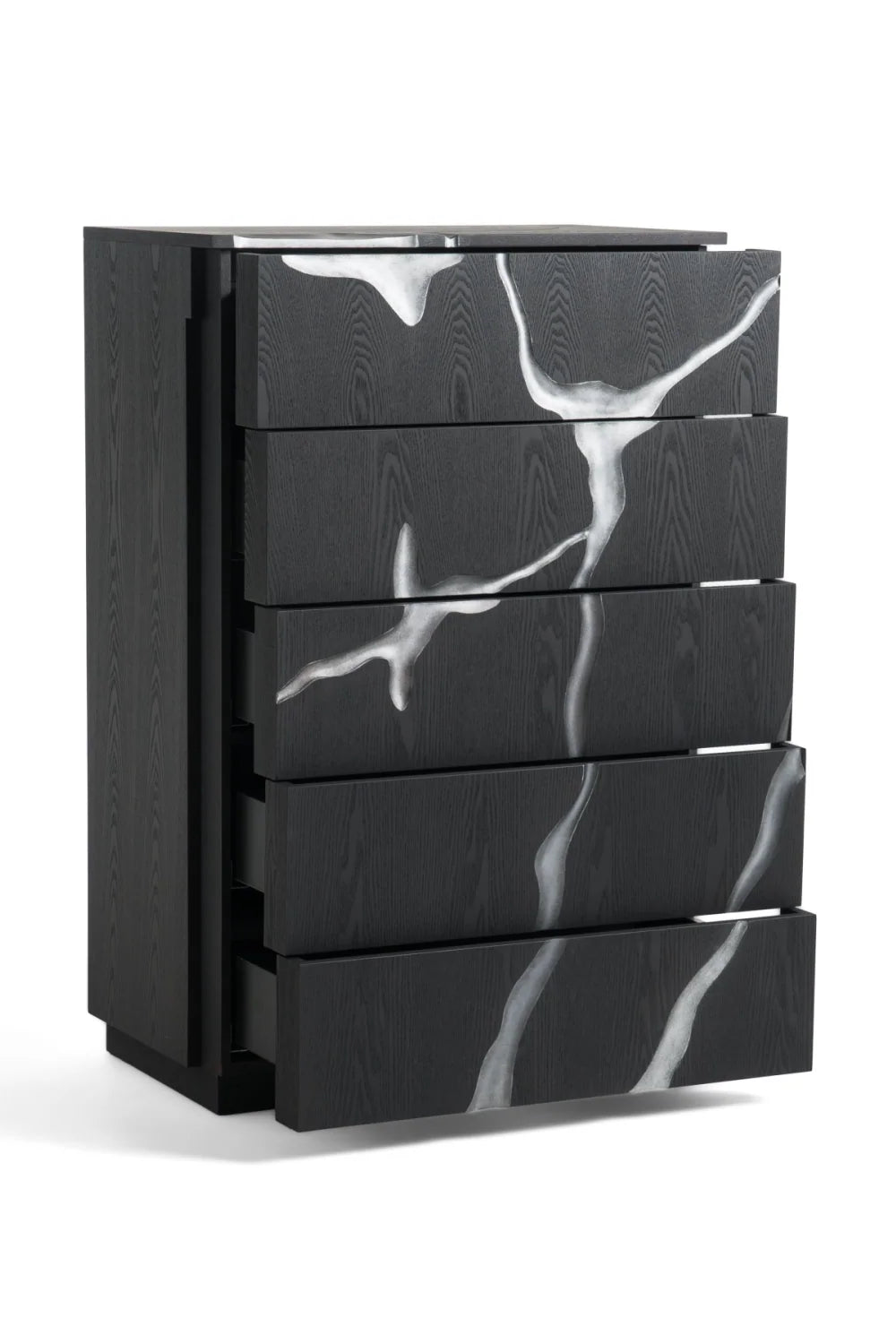 Luxury Modern Brown 5-Drawer Chest European Style for Villa