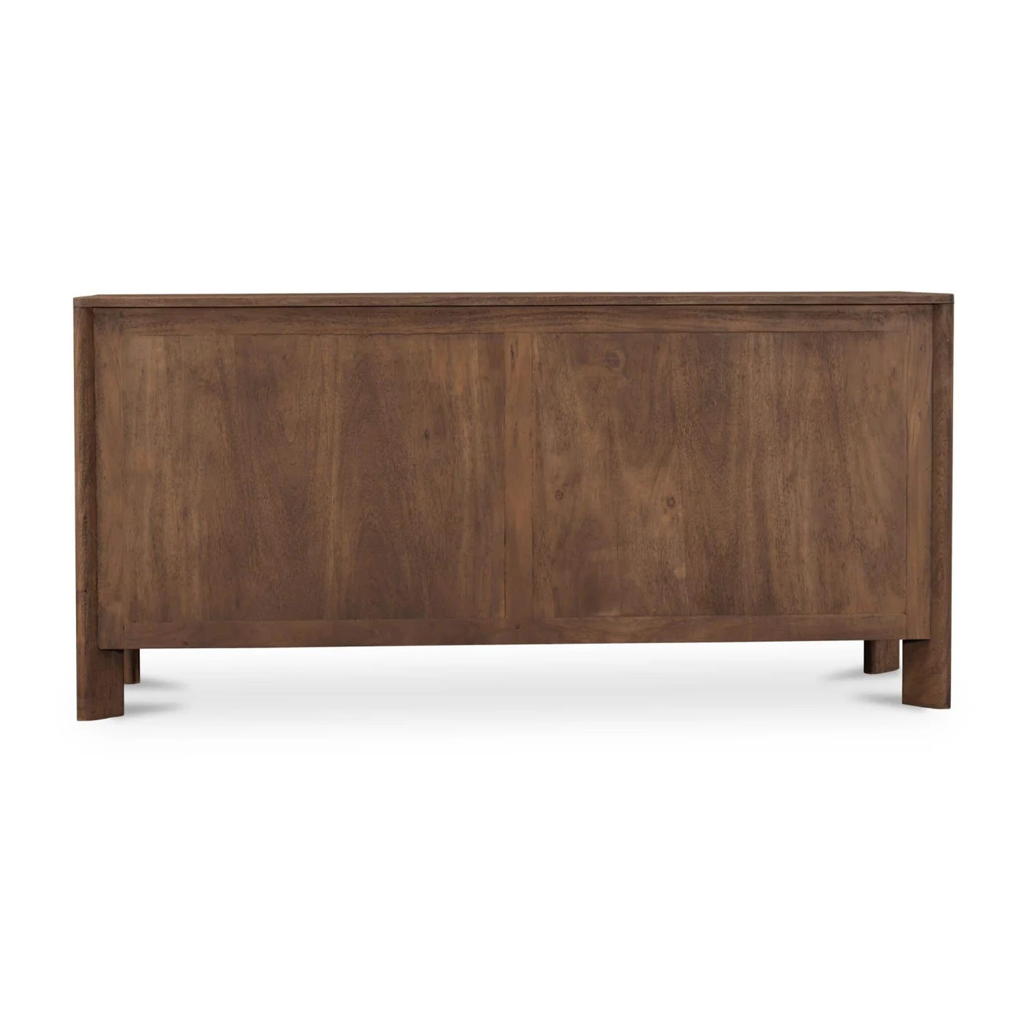 Luxury Modern Brown Acacia 6-Drawer Dresser European Style for Villa