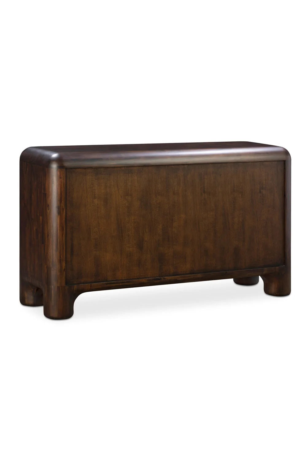Luxury Modern Brown Acacia 6-Drawer Dresser European Style for Villa