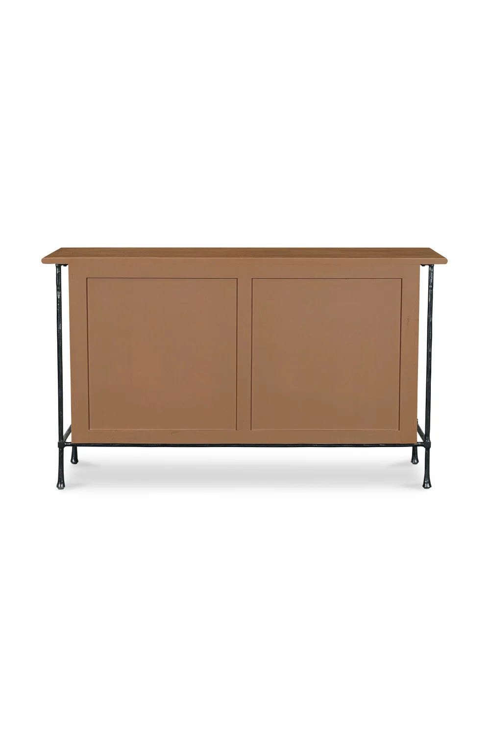 Luxury Modern Brown Acacia Wood 6-Drawer Dresser European Style for Villa