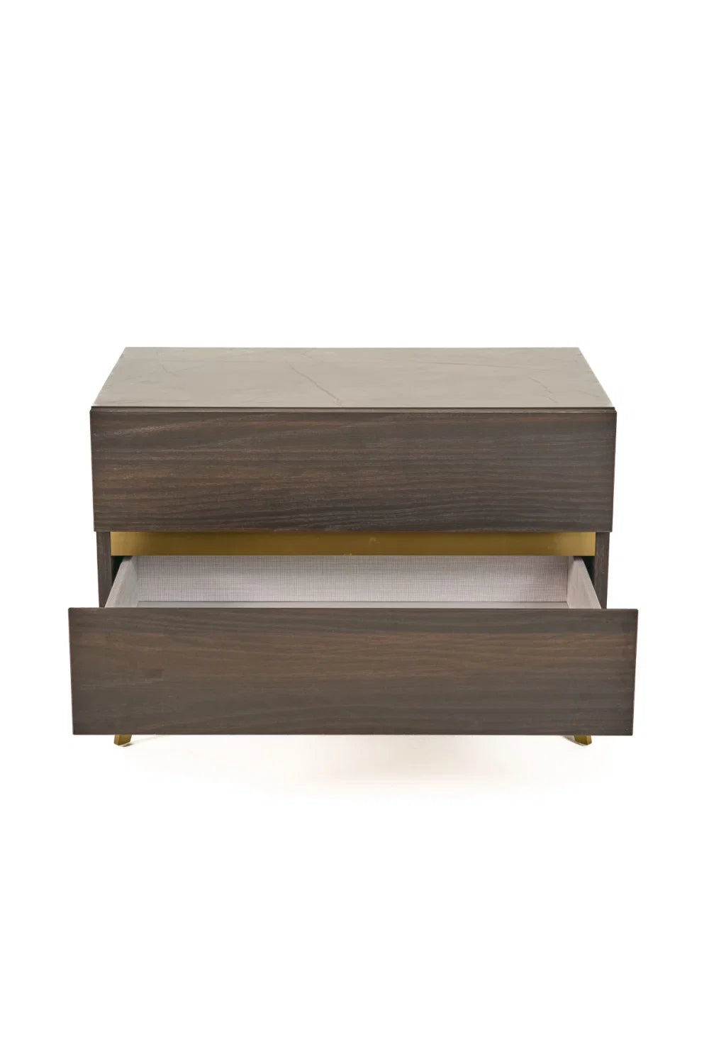 Luxury Modern Brown Eucalyptus Bed European Style for Villa