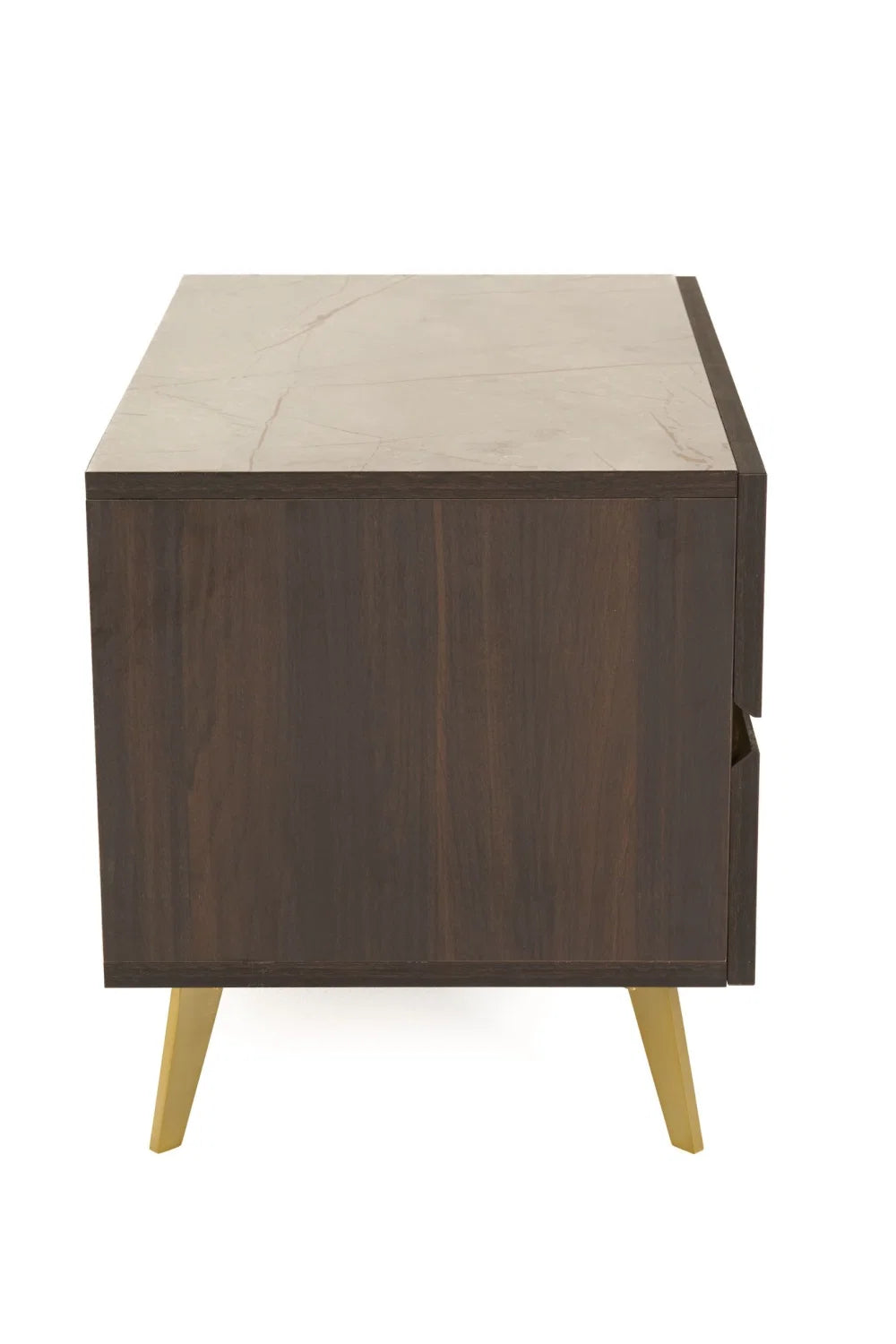 Luxury Modern Brown Eucalyptus Bed European Style for Villa
