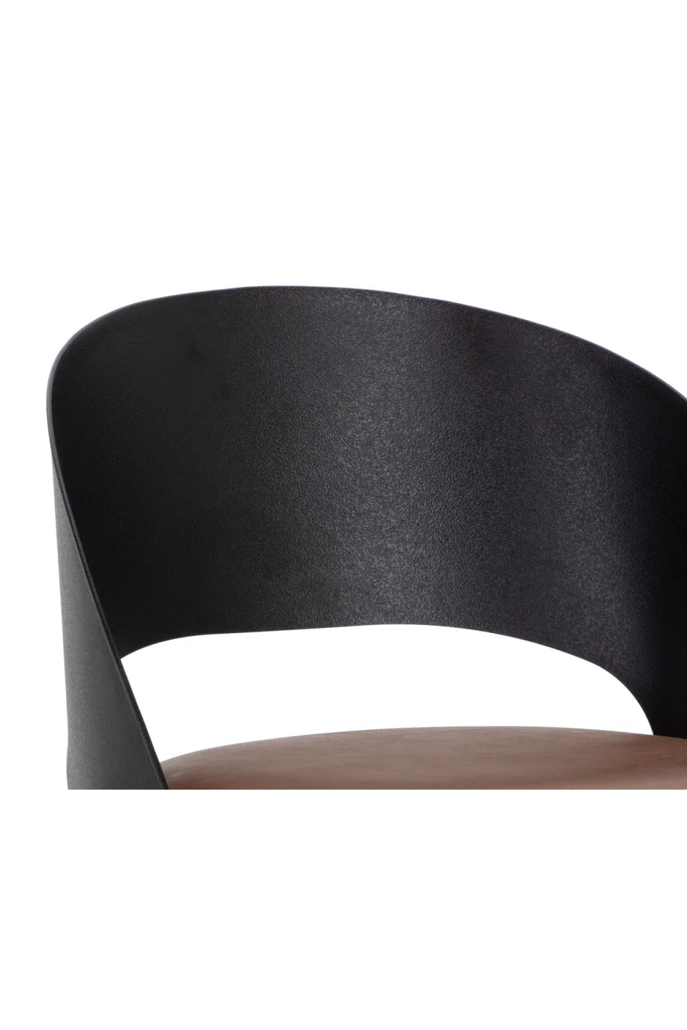 Luxury Modern Brown Leather Bar Stool European Style for Villa