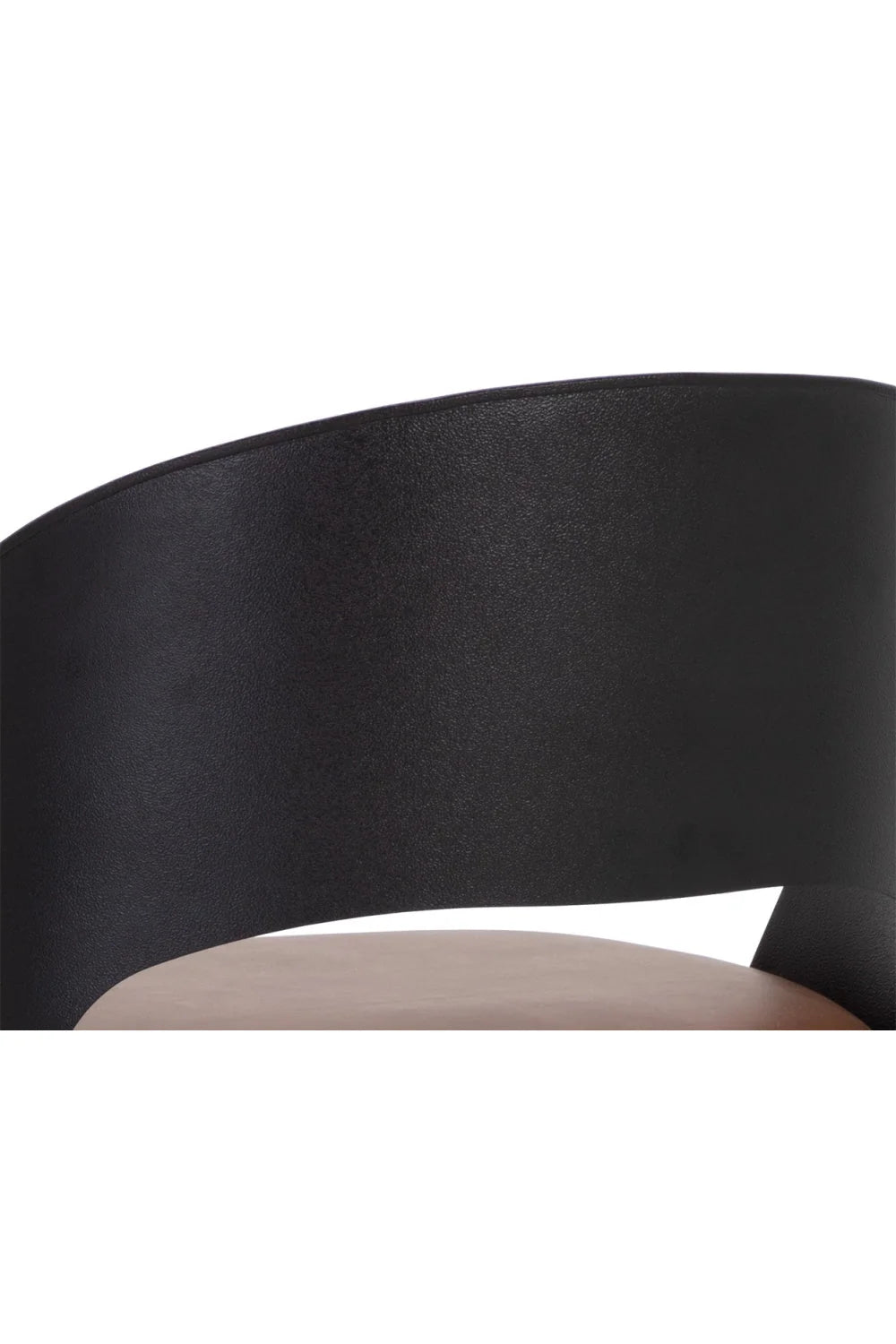 Luxury Modern Brown Leather Bar Stool European Style for Villa