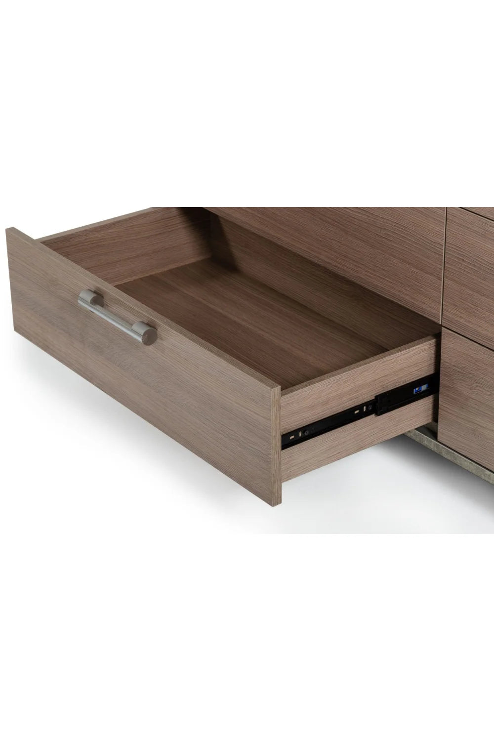 Luxury Modern Brown Oak 6-Drawer Dresser European Style for Villa