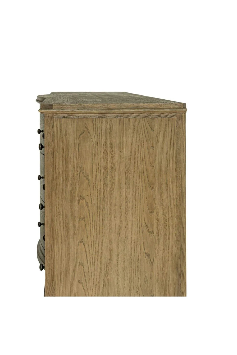 Luxury Modern Brown Oak Dresser European Style for Villa