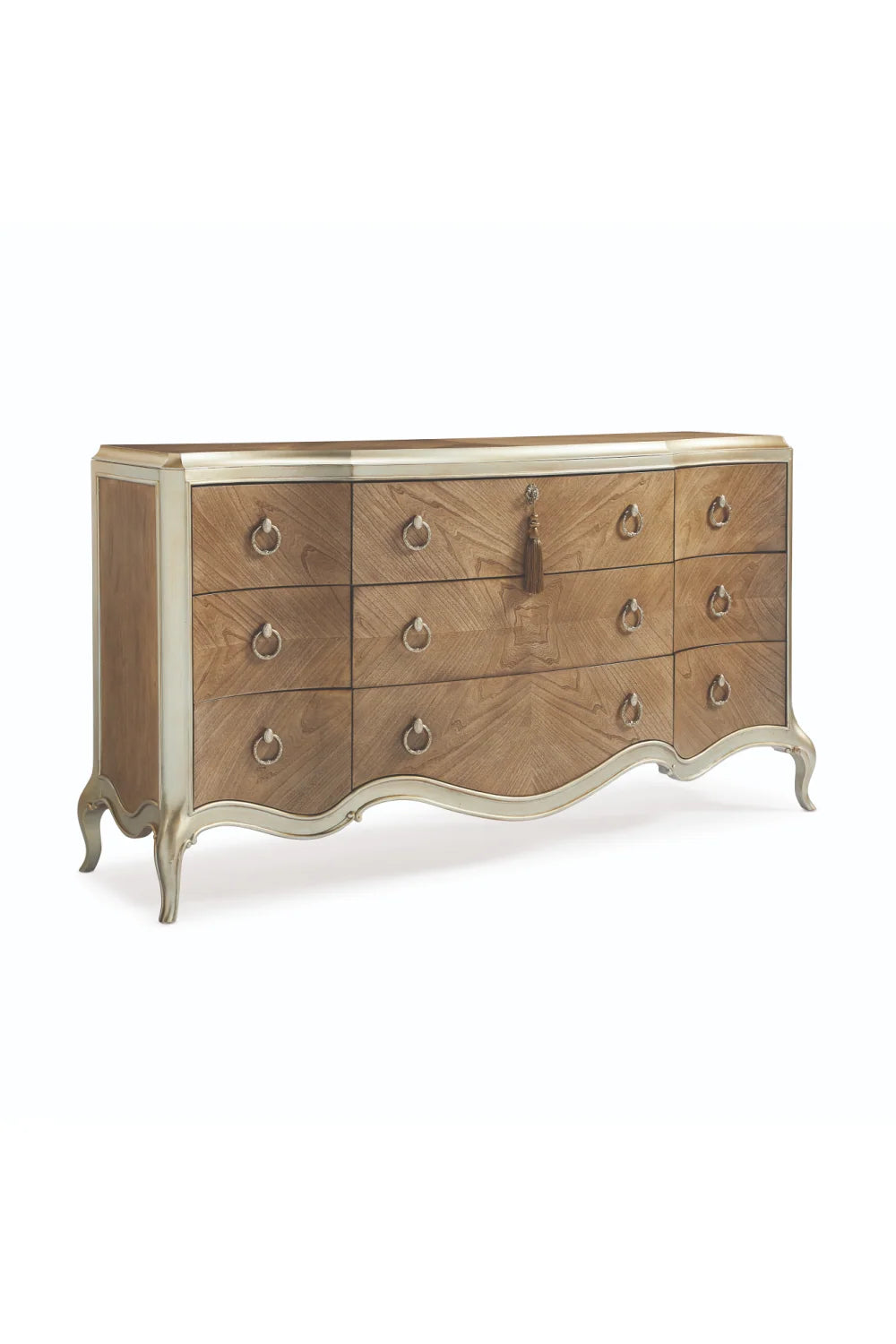 Luxury Modern Brown Triple Dresser European Style for Villa
