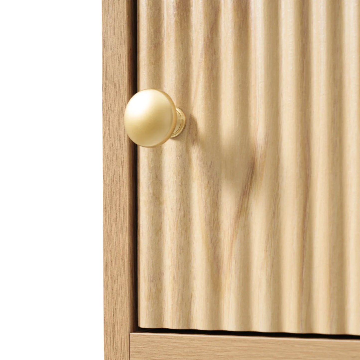 Luxury Modern Brown Wood Bathroom Cabinet European Style for Villa