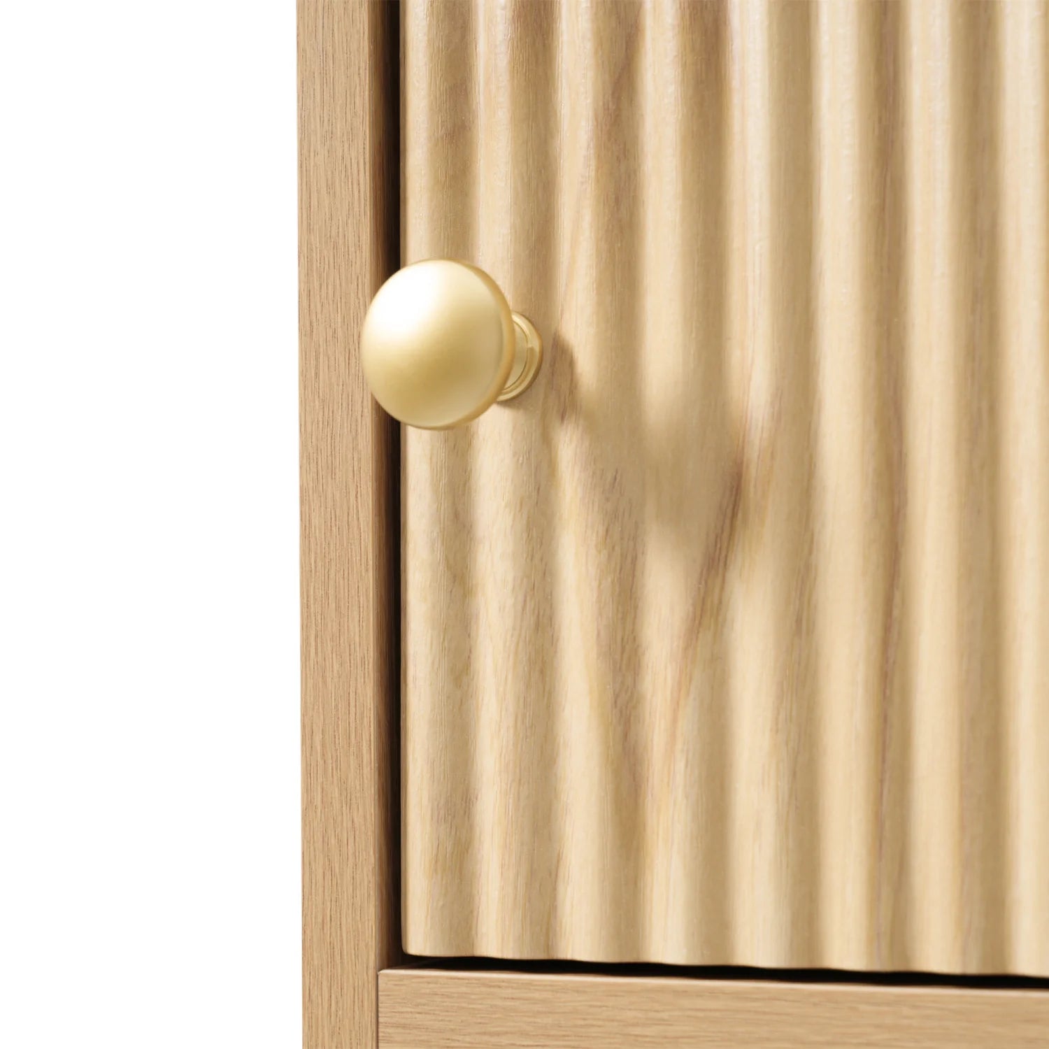 Luxury Modern Brown Wood Bathroom Cabinet European Style for Villa