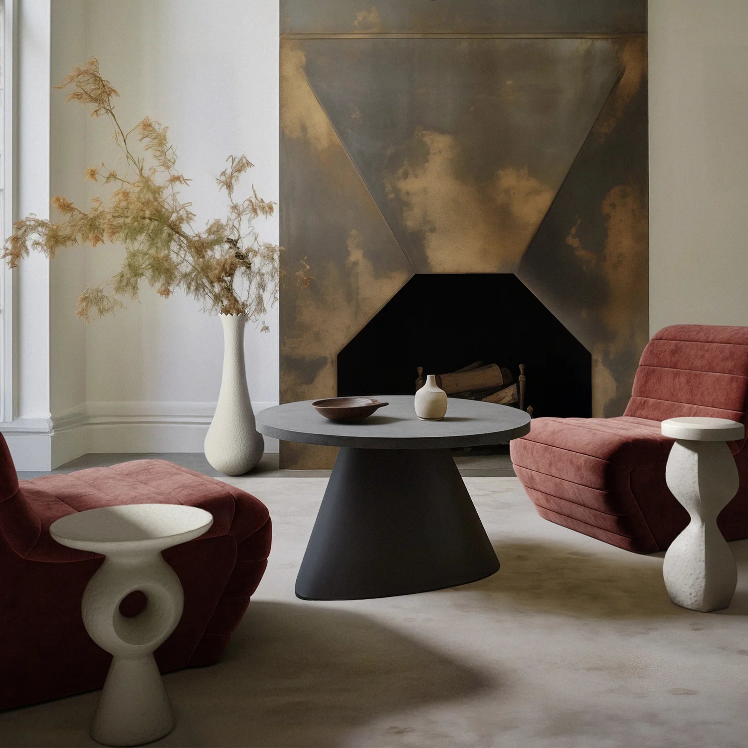 Luxury Modern Brunoy Chair European Style for Villa
