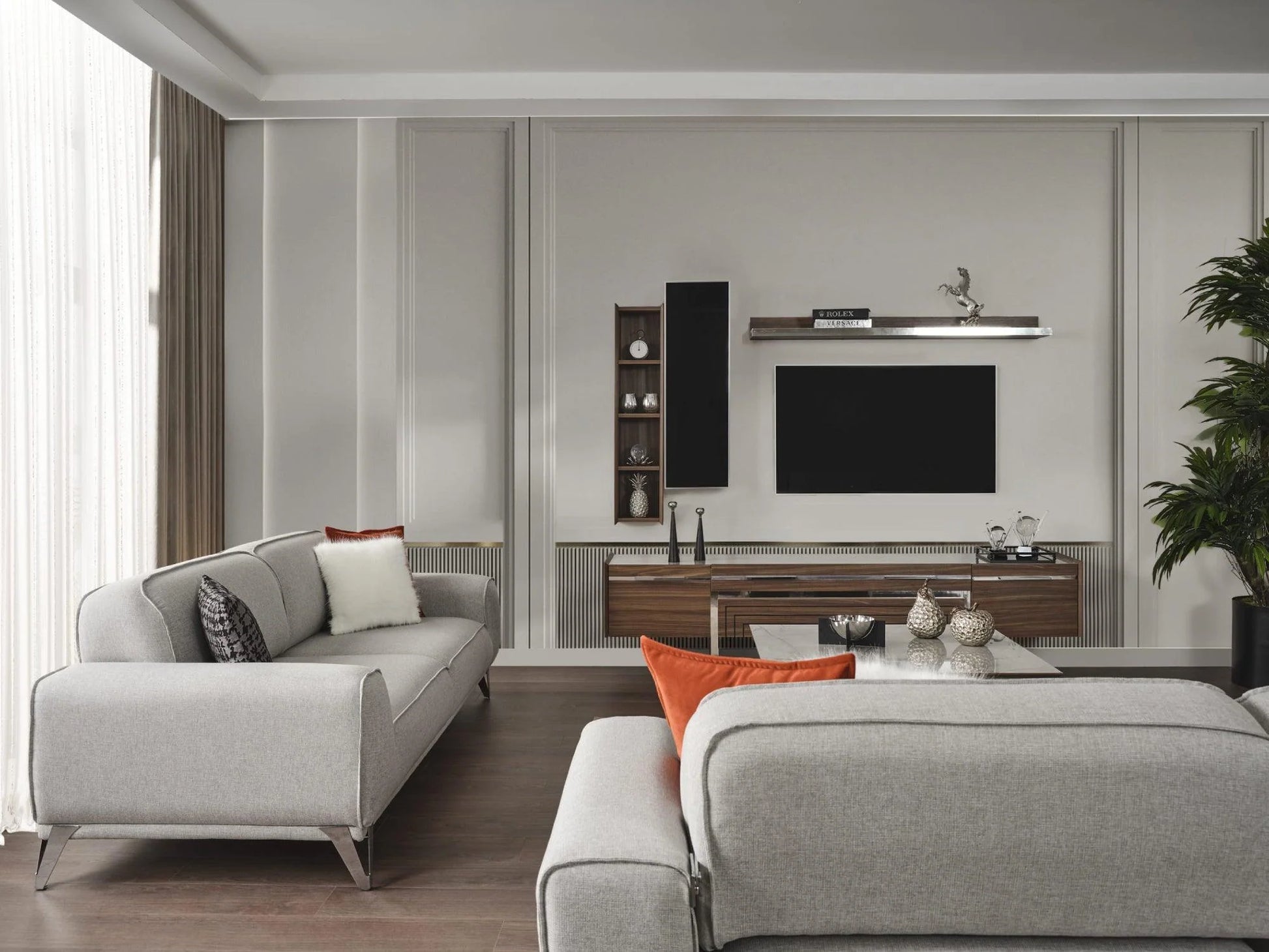 Luxury Modern Bursa Sofa Bed European Style for Villa