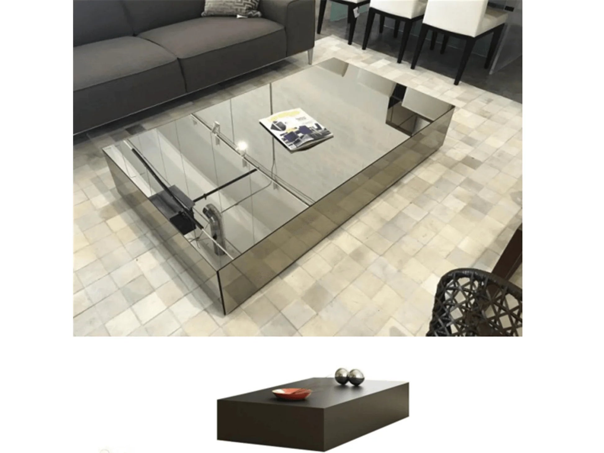 Luxury Modern Cabrini Coffee Table European Style for Villa