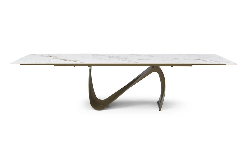 Luxury Modern Calista Ceramic Dining Table European Style for Villa