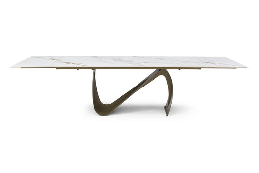 Luxury Modern Calista Ceramic Dining Table European Style for Villa