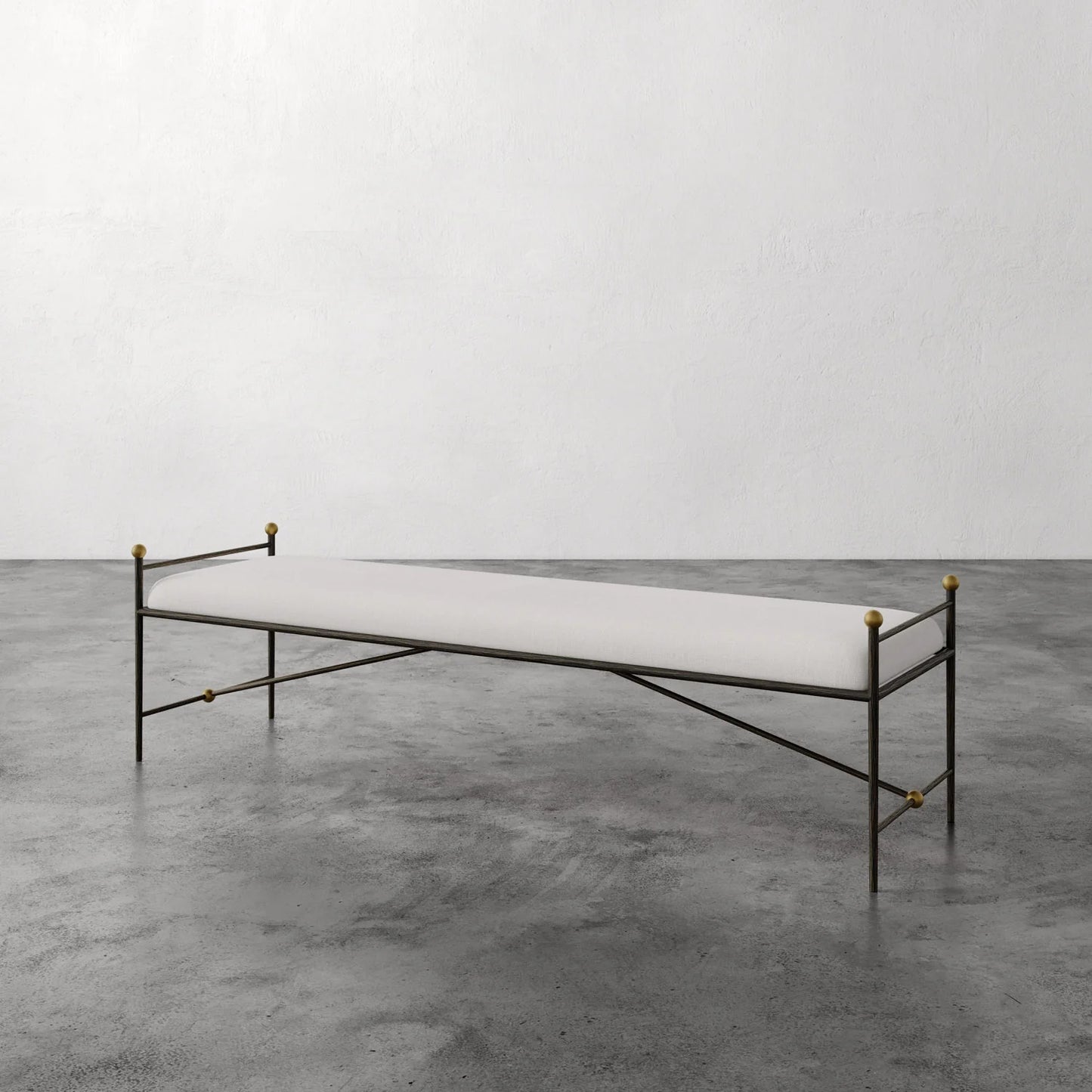 Luxury Modern Cambert Bench European Style for Villa