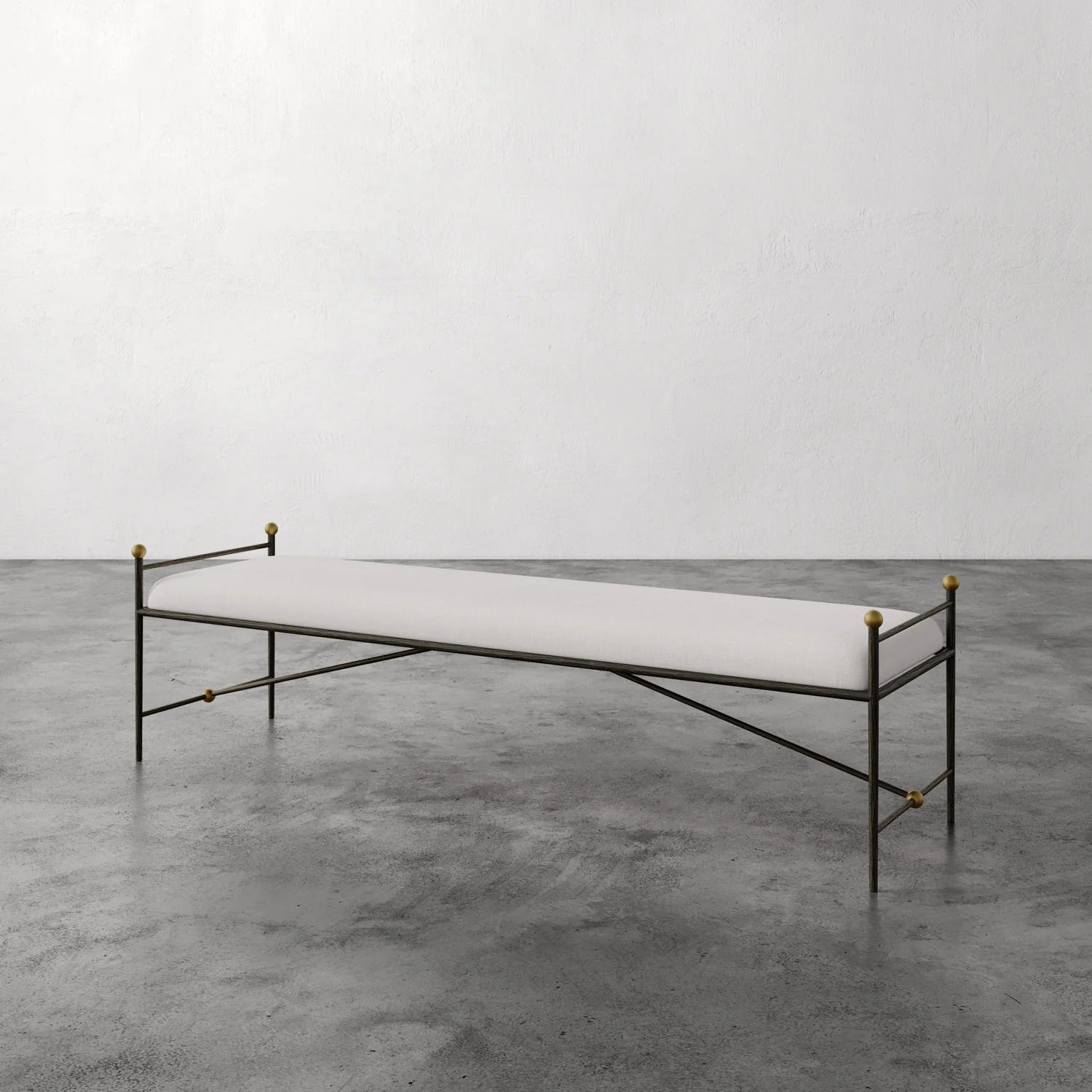 Luxury Modern Cambert Bench European Style for Villa