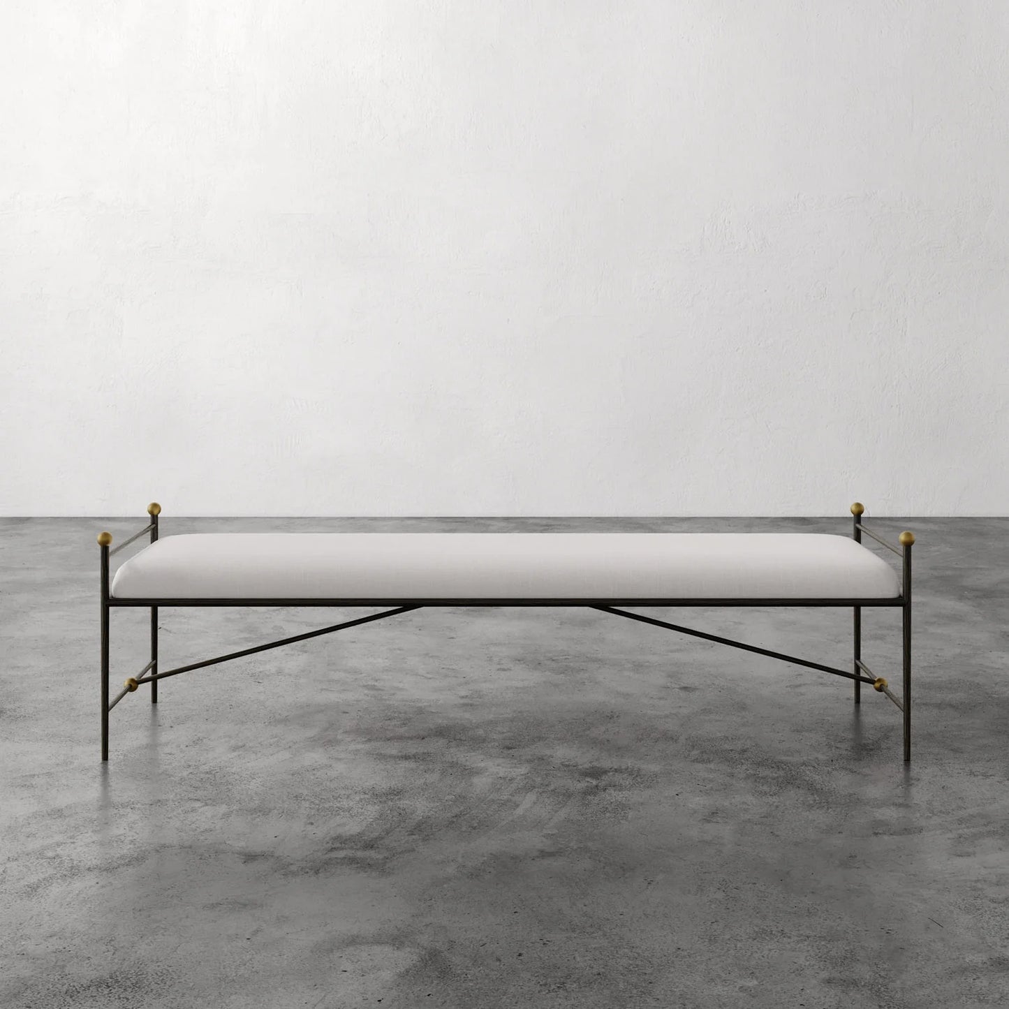 Luxury Modern Cambert Bench European Style for Villa