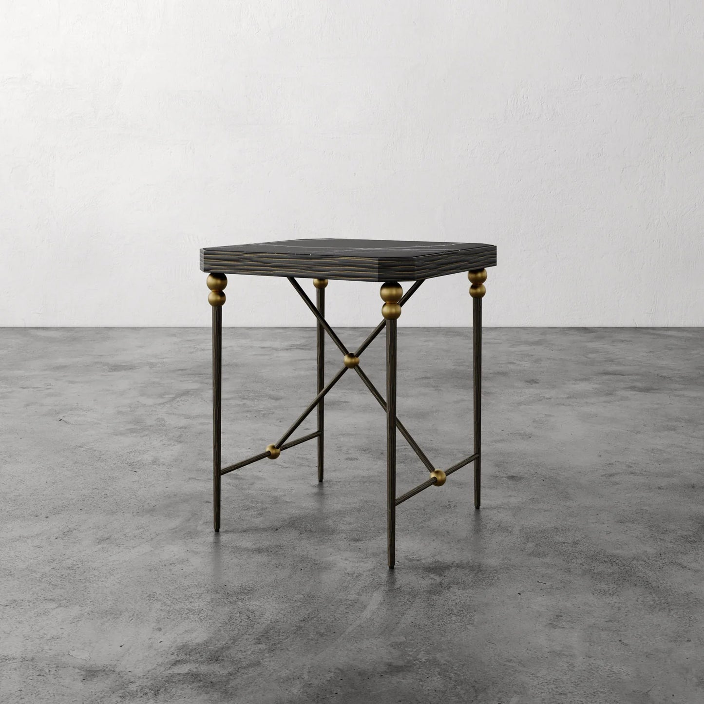 Luxury Modern Cambert Square Side Table European Style for Villa
