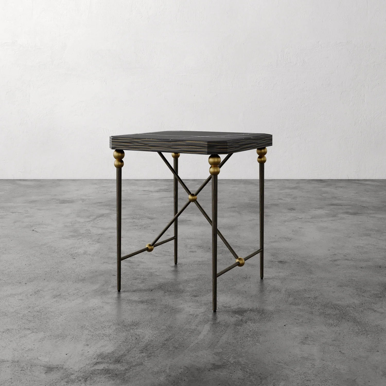Luxury Modern Cambert Square Side Table European Style for Villa