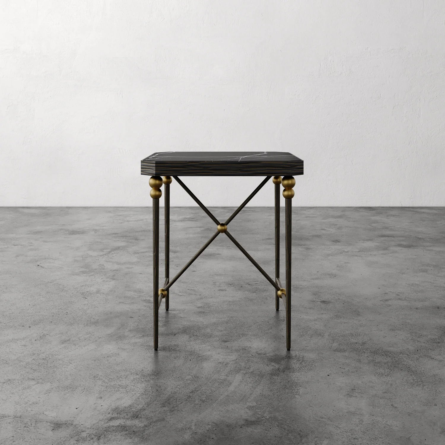 Luxury Modern Cambert Square Side Table European Style for Villa