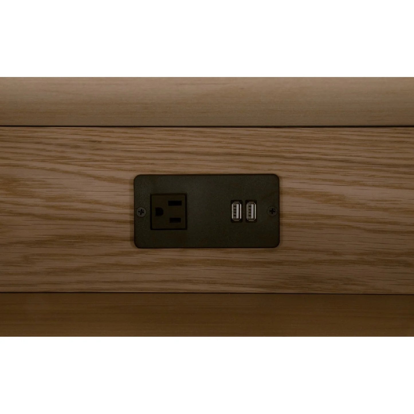 Luxury Modern Cambria 2-Drawer Nightstand European Style for Villa