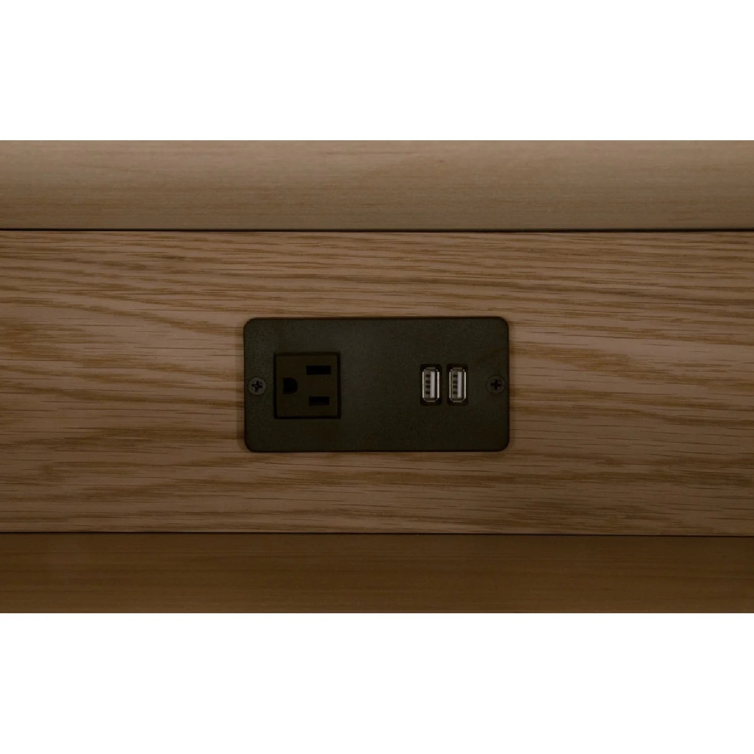 Luxury Modern Cambria 2-Drawer Nightstand European Style for Villa