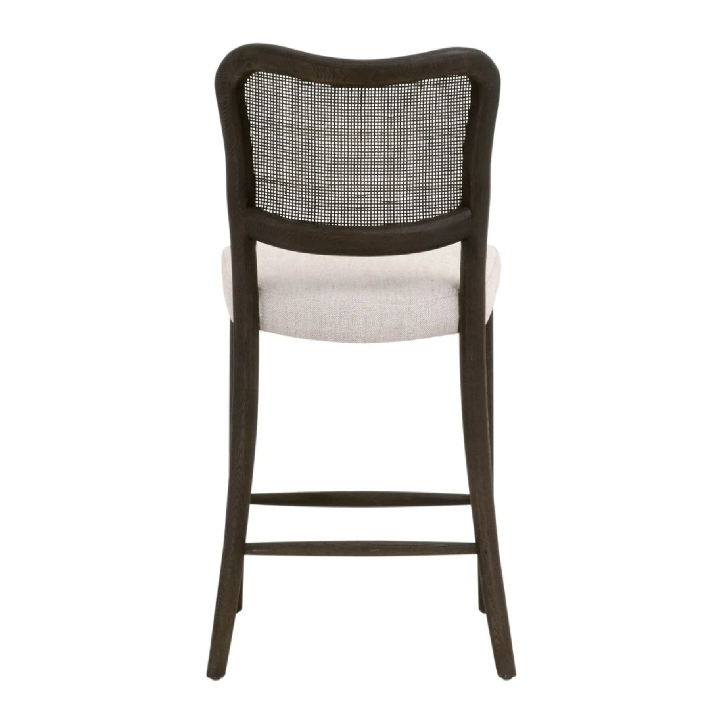 Luxury Modern Cane Back Counter Stool European Style for Villa