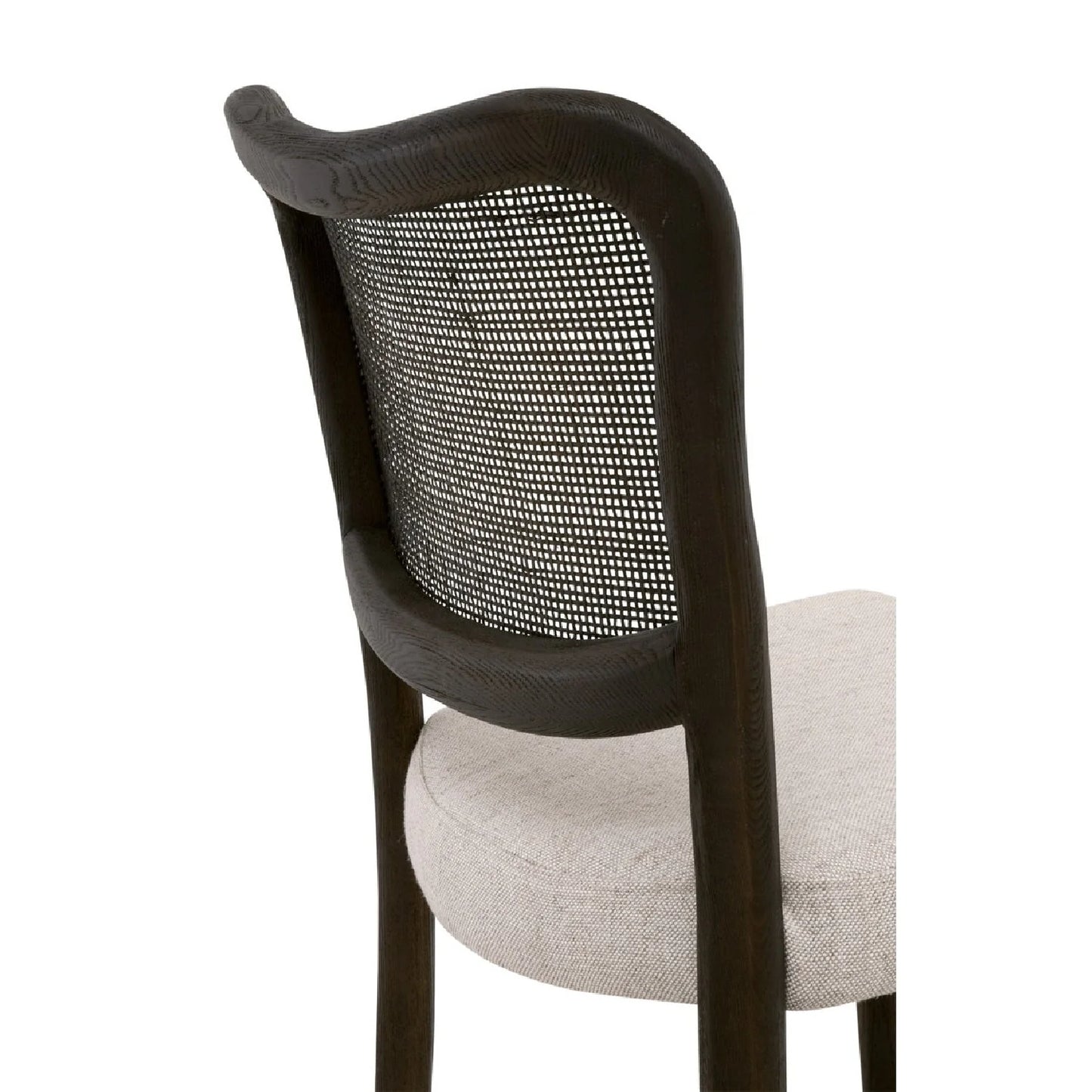 Luxury Modern Cane Back Counter Stool European Style for Villa