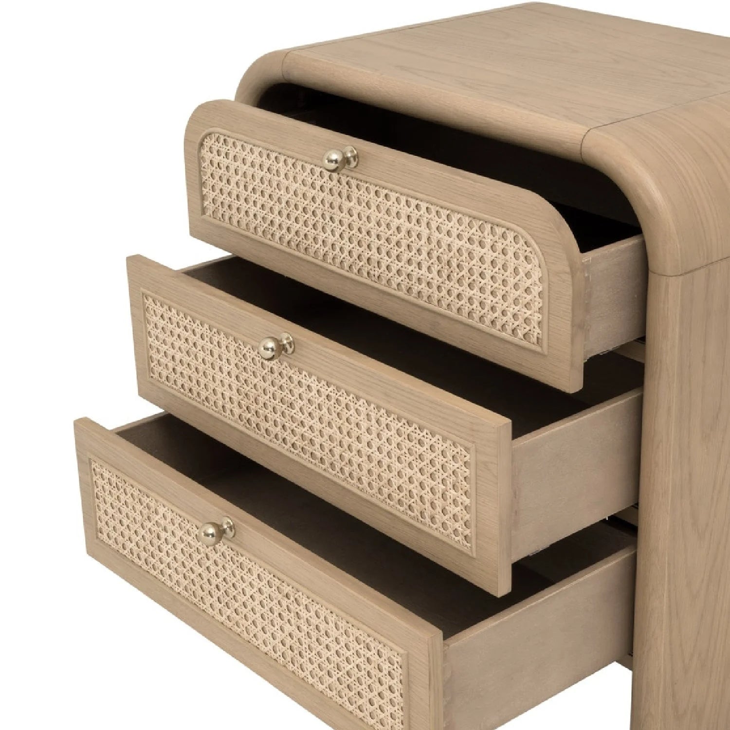 Luxury Modern Cannes Nightstand European Style for Villa