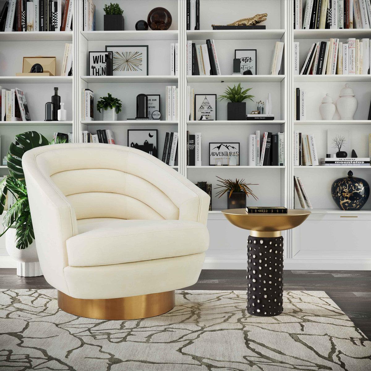 Luxury Modern Canova Swivel Chair European Style for Villa