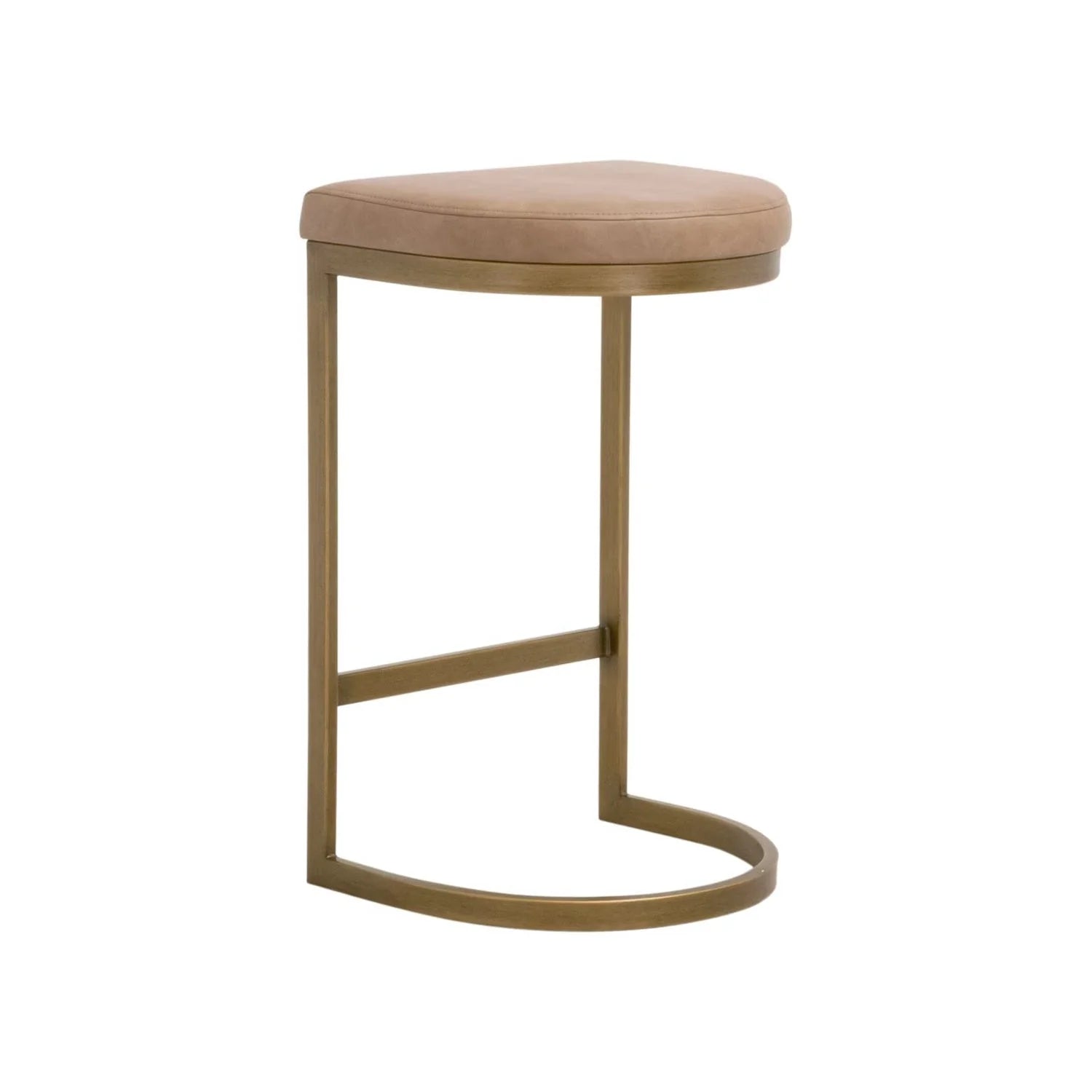 Luxury Modern Cantilevered Counter Stool European Style for Villa