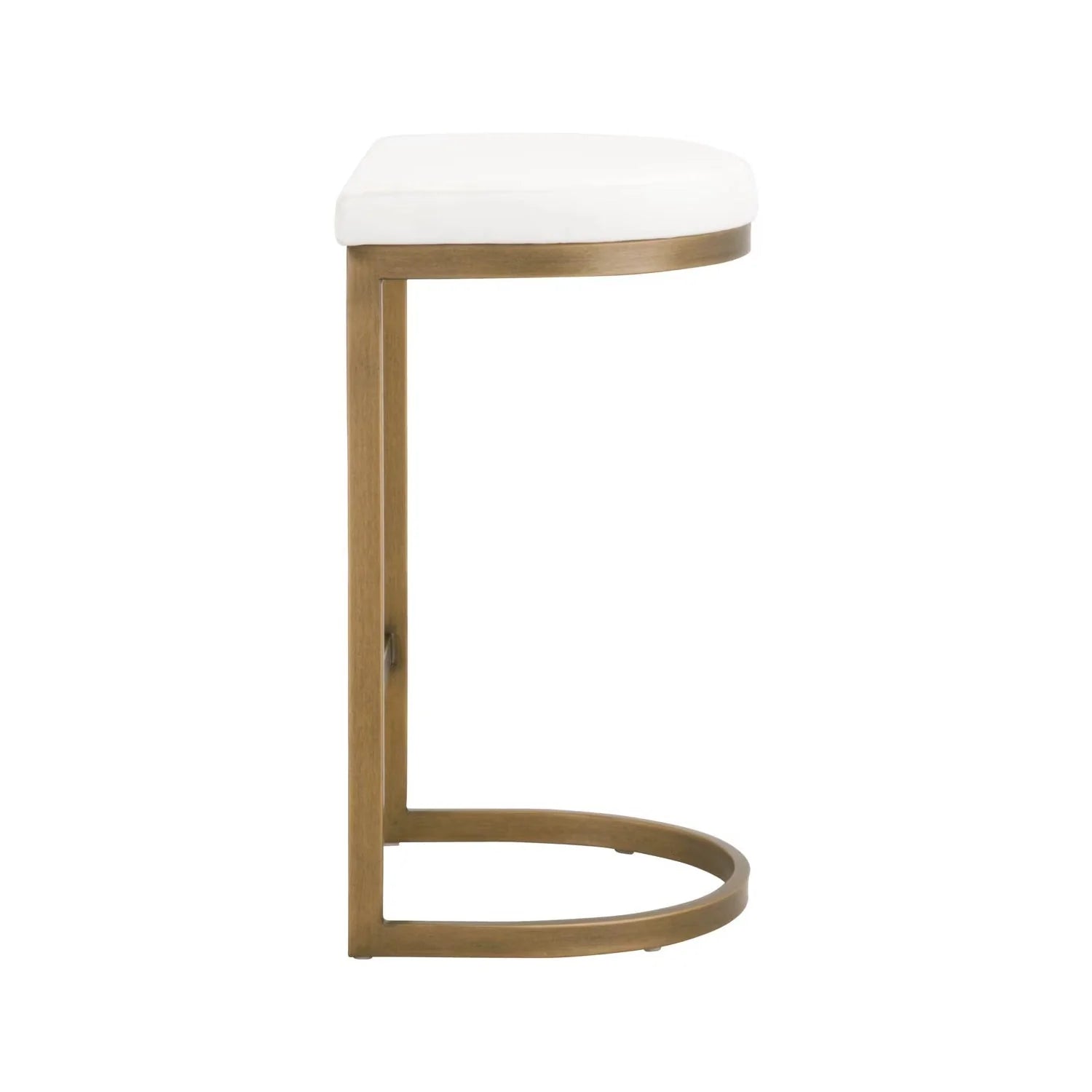 Luxury Modern Cantilevered Counter Stool European Style for Villa