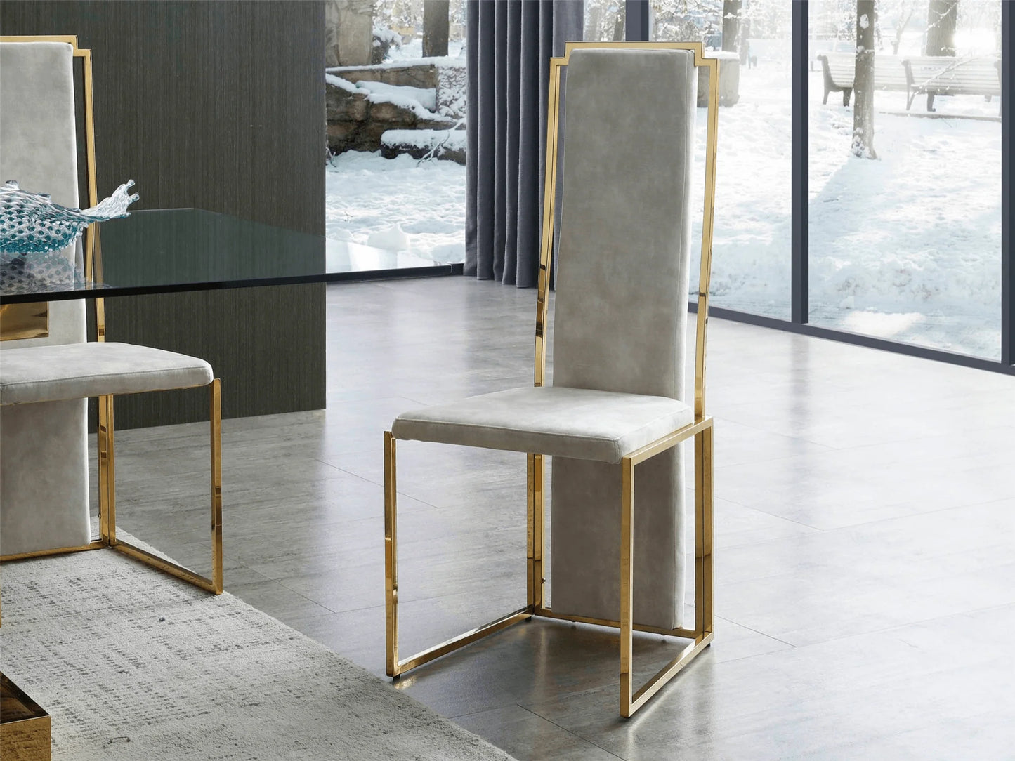 Luxury Modern Cantrell Dining Chair European Style for Villa