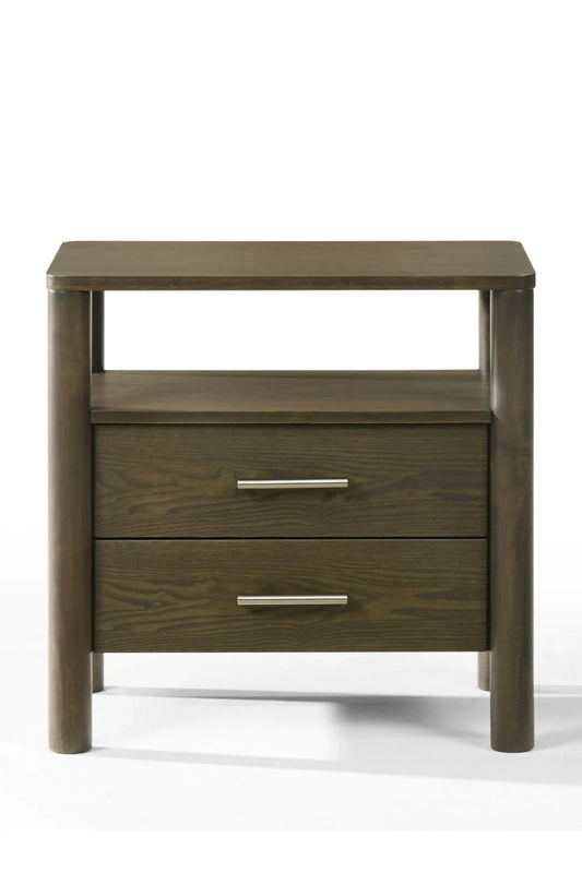 Luxury Modern Carolina Wenge Nightstand European Style for Villa